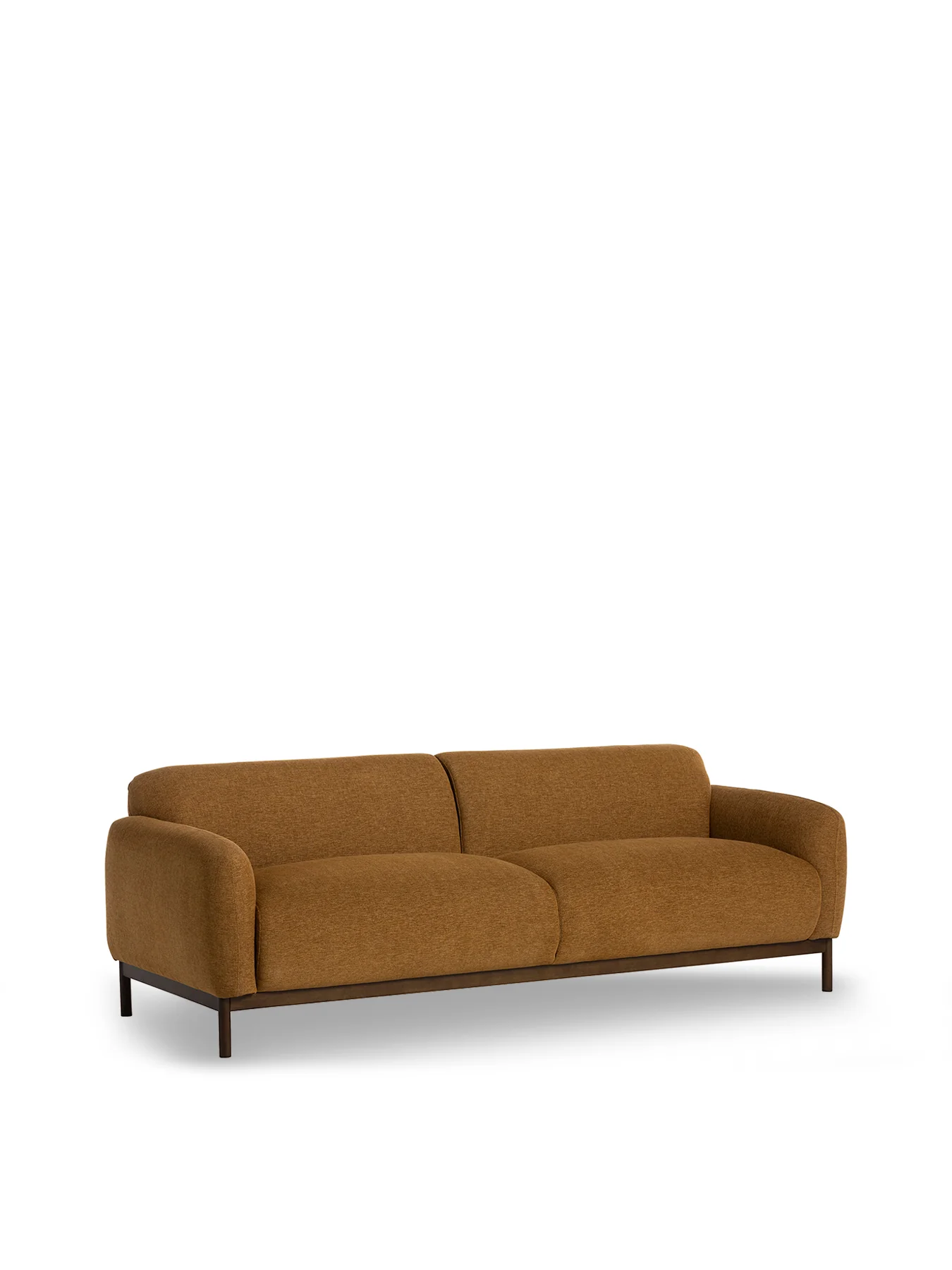 Connie Yellow Fabric 3 Seater Sofa