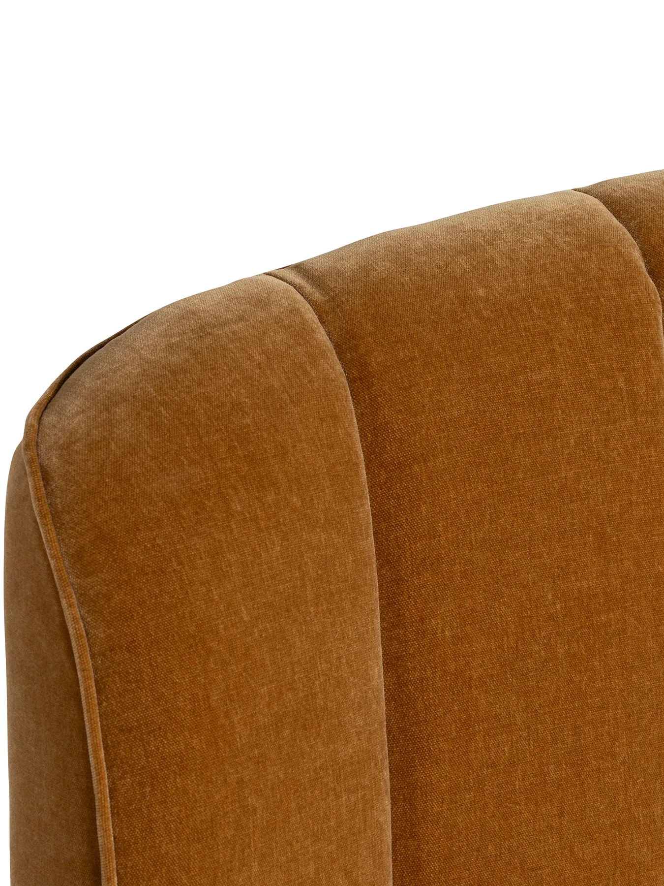 Reyes Fabric Super King Bed Frame Yellow - Image 4