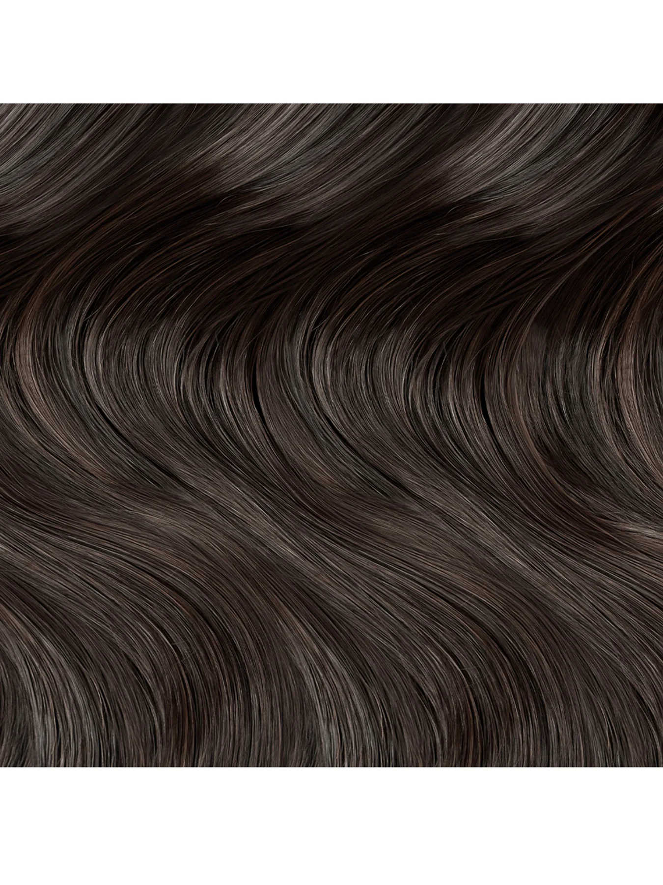 Deluxe Clip Ins 18 Inch Dark Chocolate - Image 2
