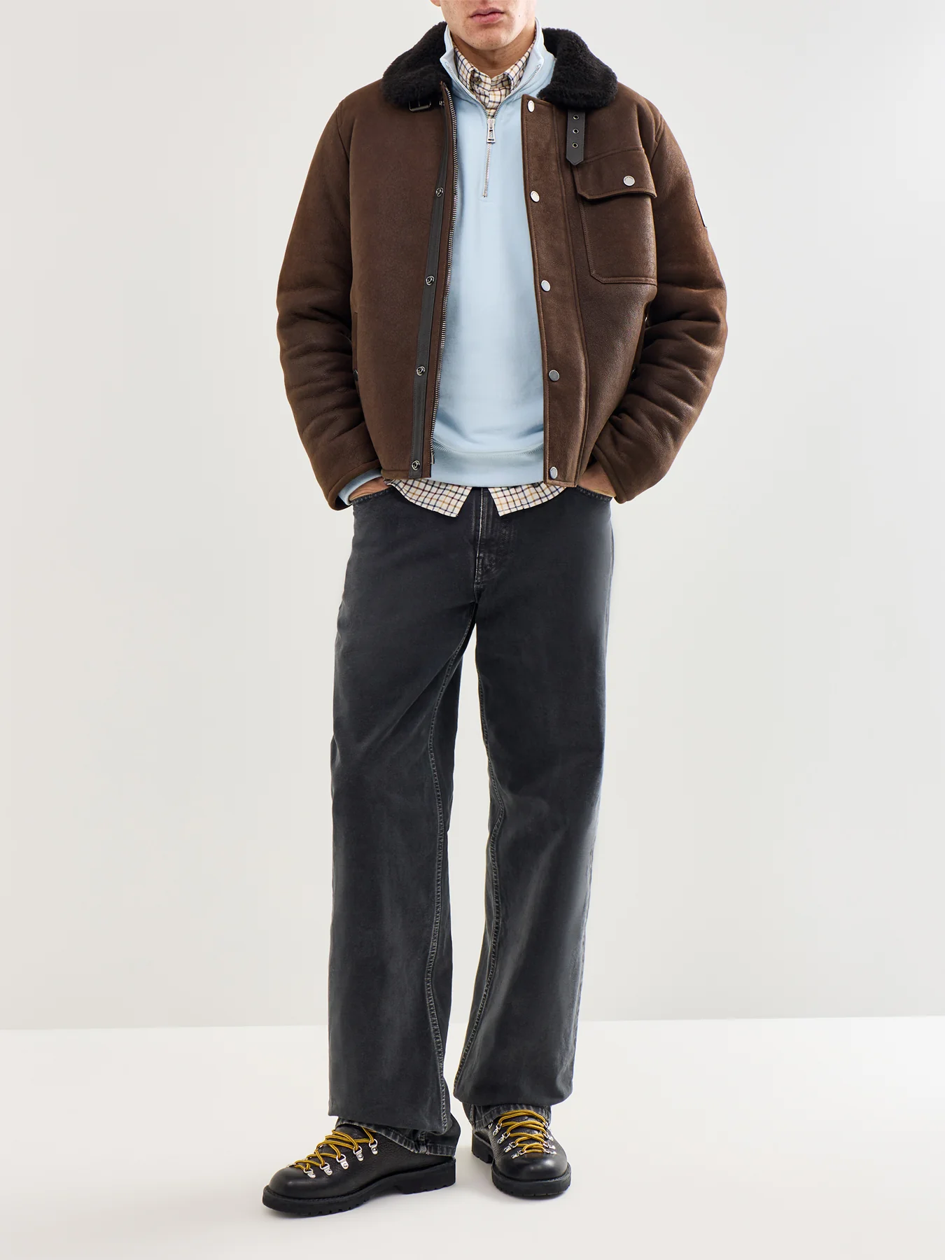 Quarter Zip Sweatshirt Blue - Image 2