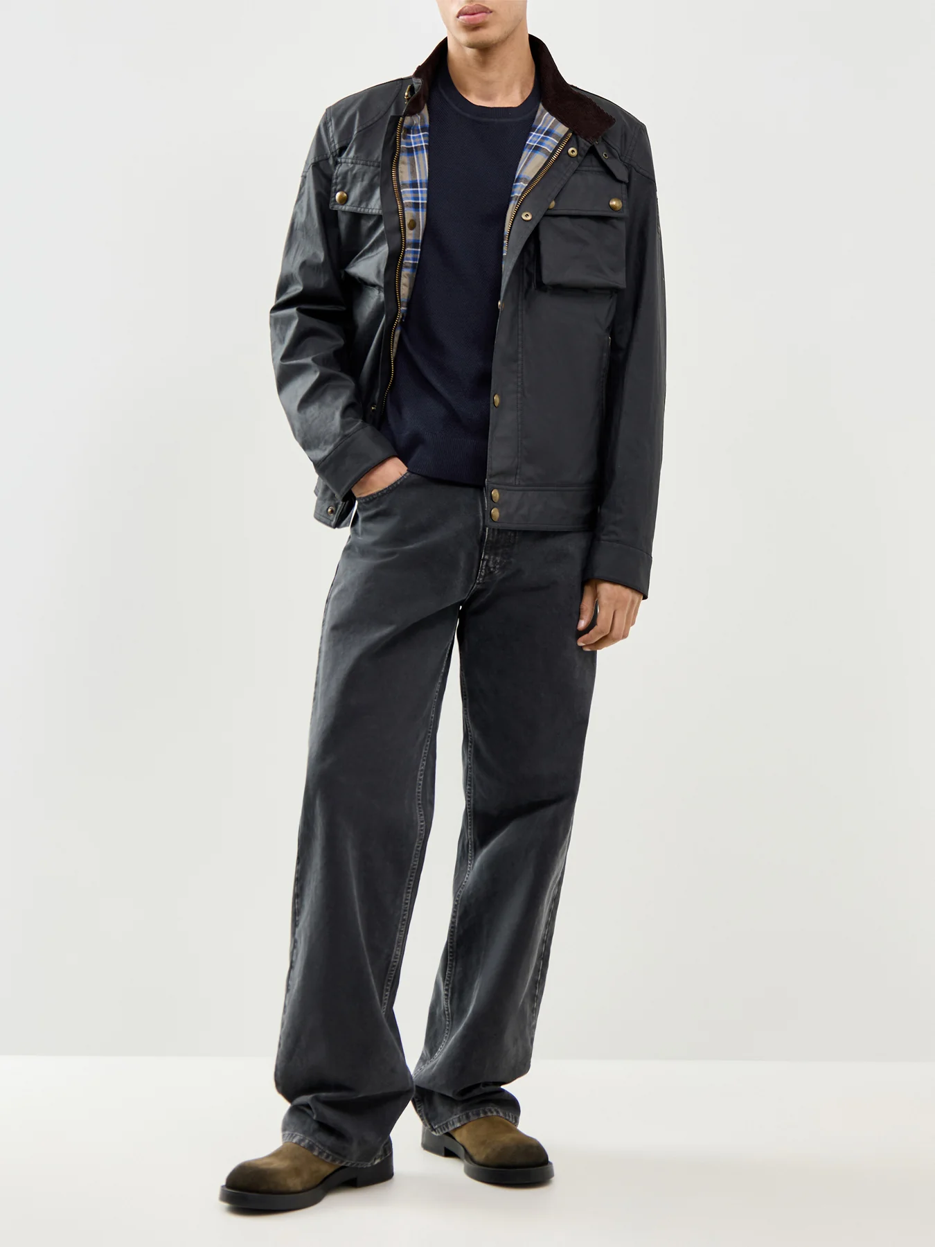 Coast Knitted Jumper Navy - Image 2