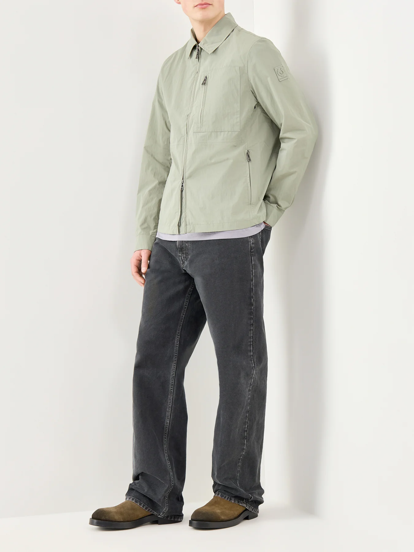 Grid Overshirt Green - Image 2