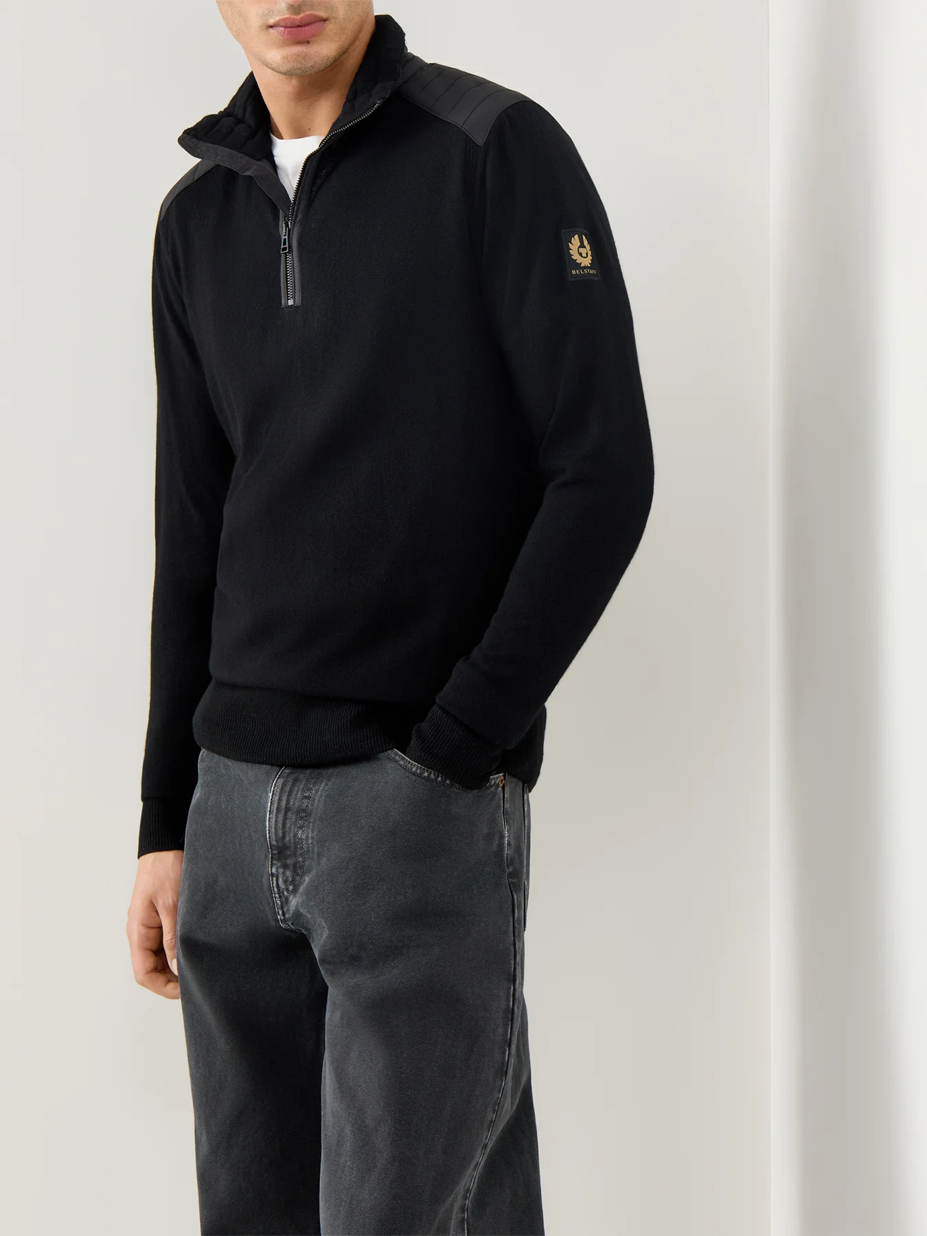 Kilmington 1/4 Zip Wool Jumper - Image 4