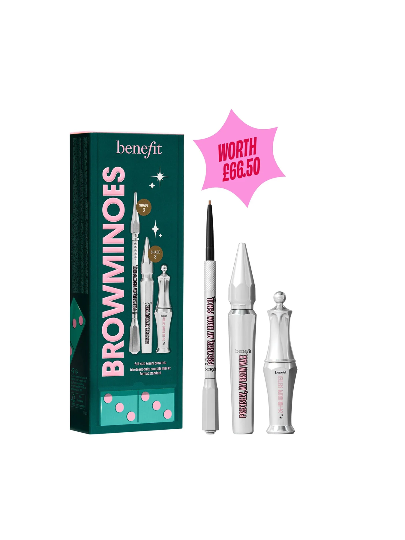 BROWminoes 3 Eyebrow Gift Set - Image 8