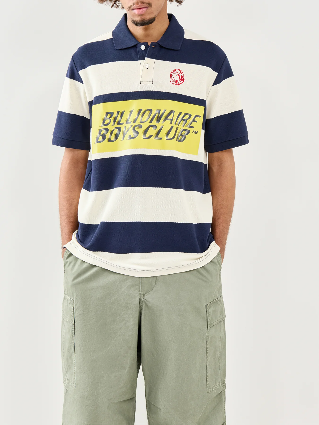Regatta Stripe Long Sleeve Polo Shirt Multi - Image 4