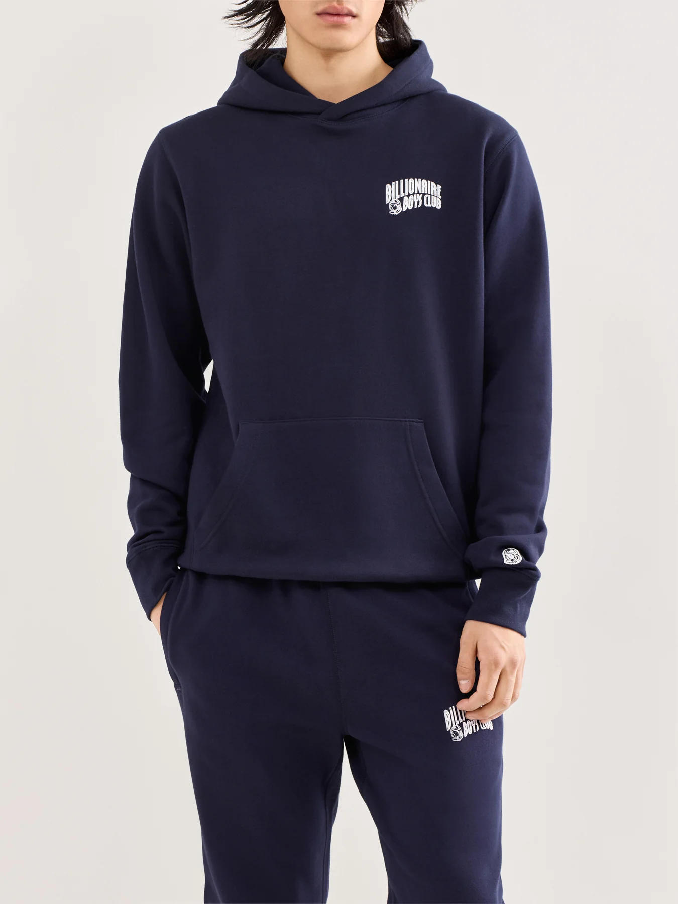 Small Arch Logo Popover Hood Navy - Image 4