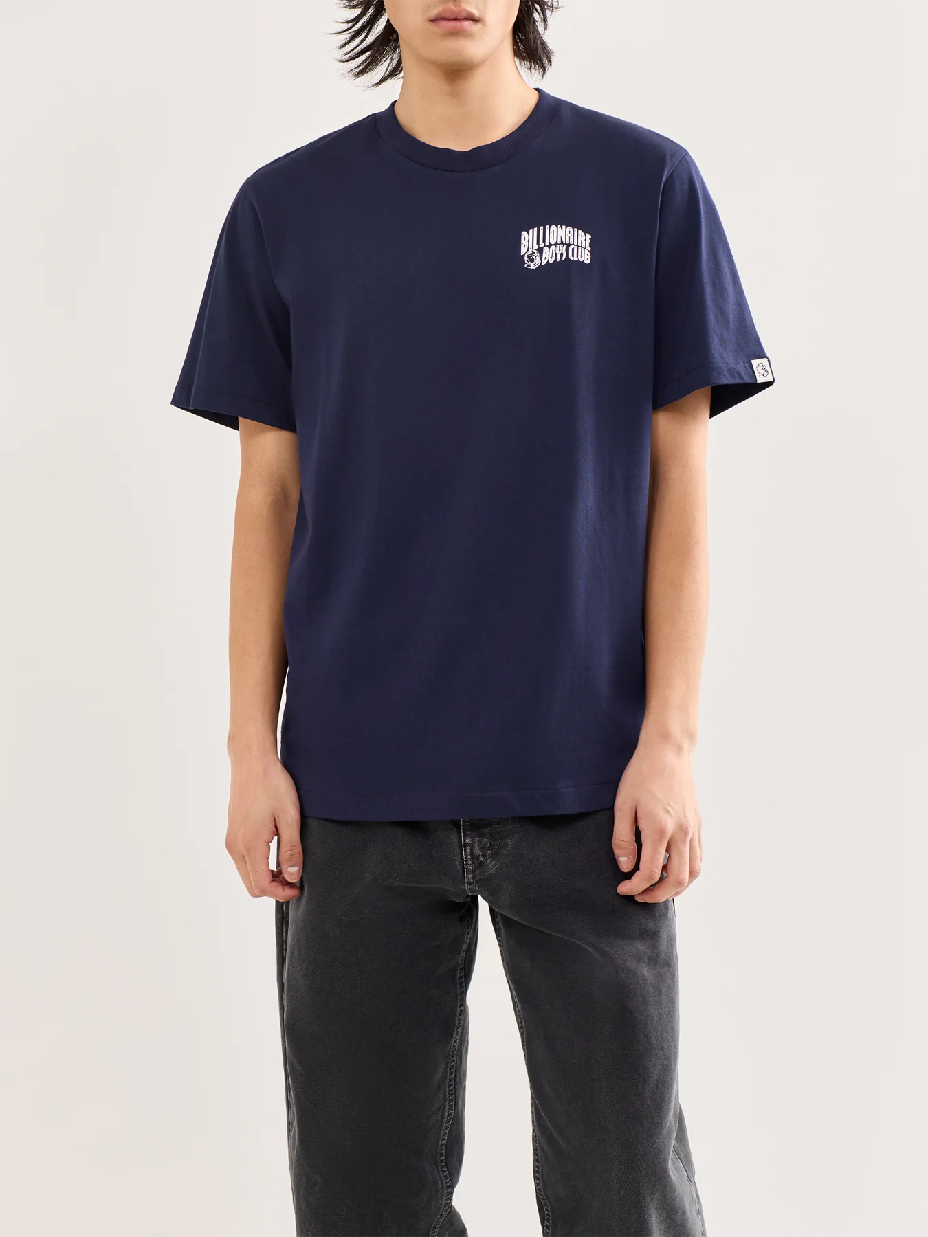 Small Arch Logo T-Shirt Navy - Image 4