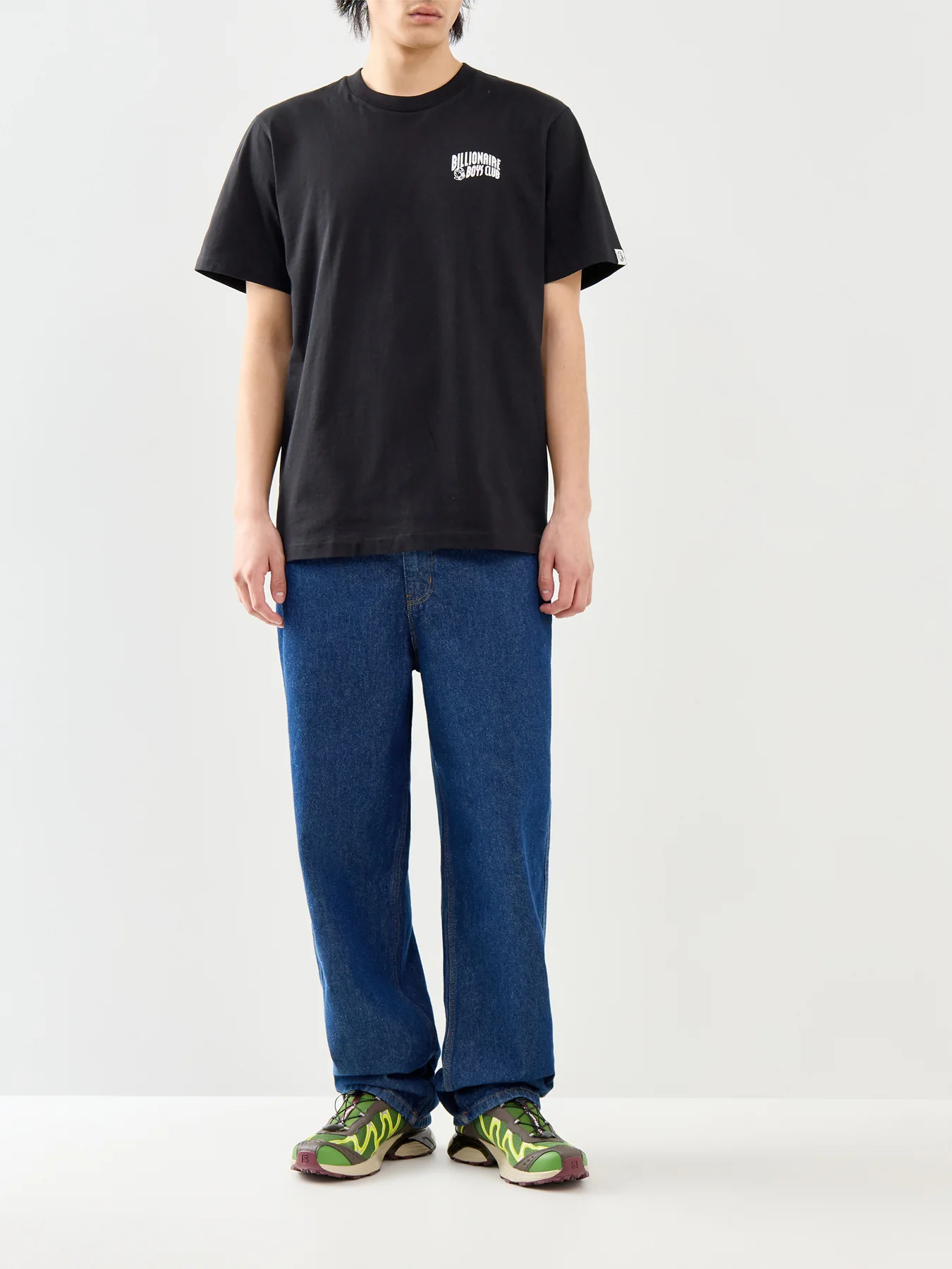 Small Arch Logo Short Sleeve Tee Black - Image 2