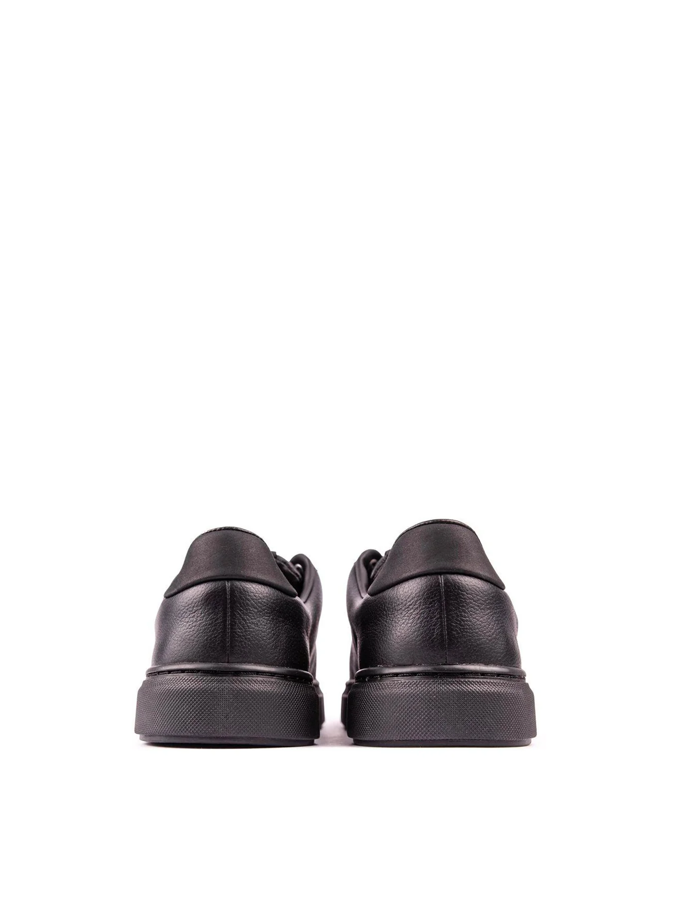 B71 Leather Trainers Black - Image 2