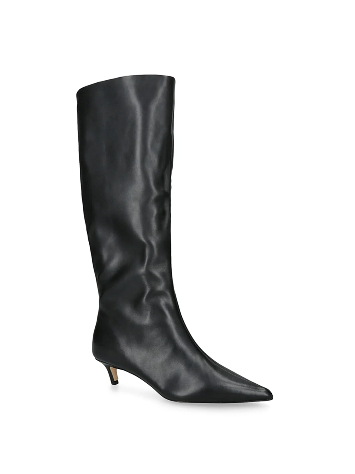 Kept Kitten Heel Boots Black - Image 4