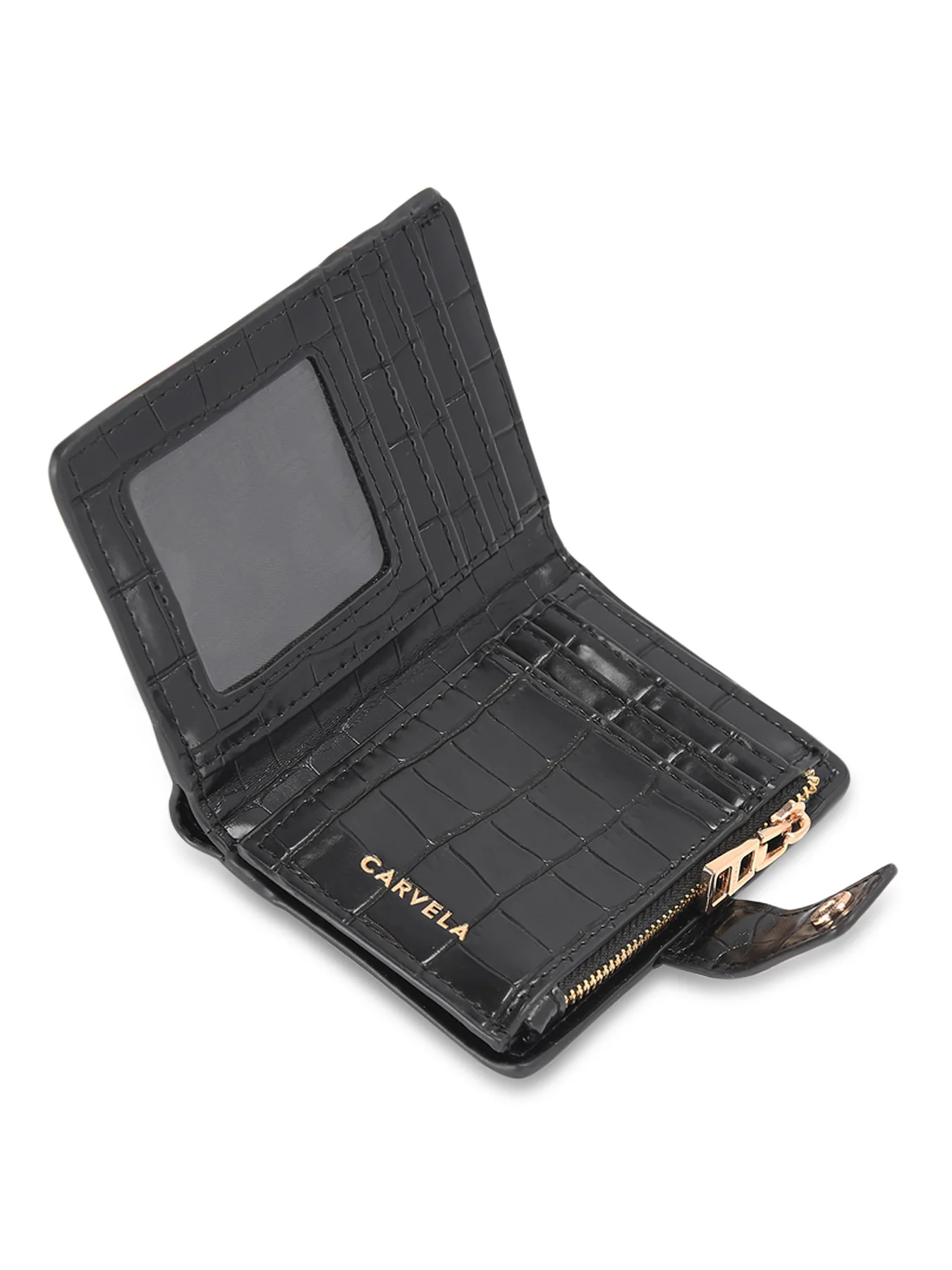 Mandy Quilted Crossbody Chain Strap Shoulder Purse Black - Image 3