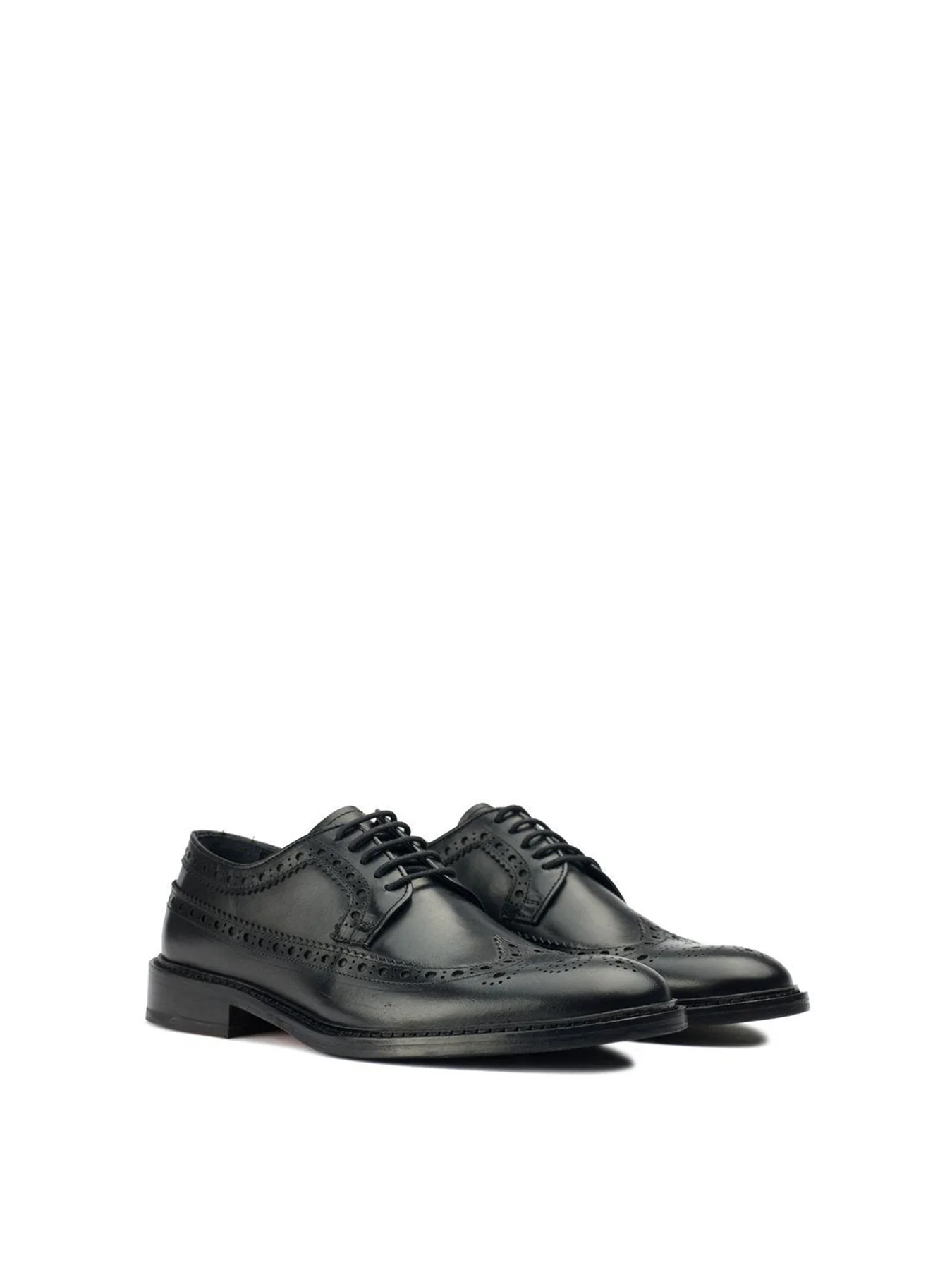 Etham Brogue Shoes Black - Image 3