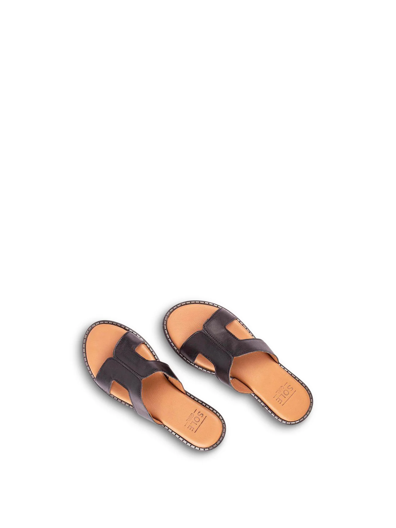 Sole Noor Slide Sandals Black - Image 3