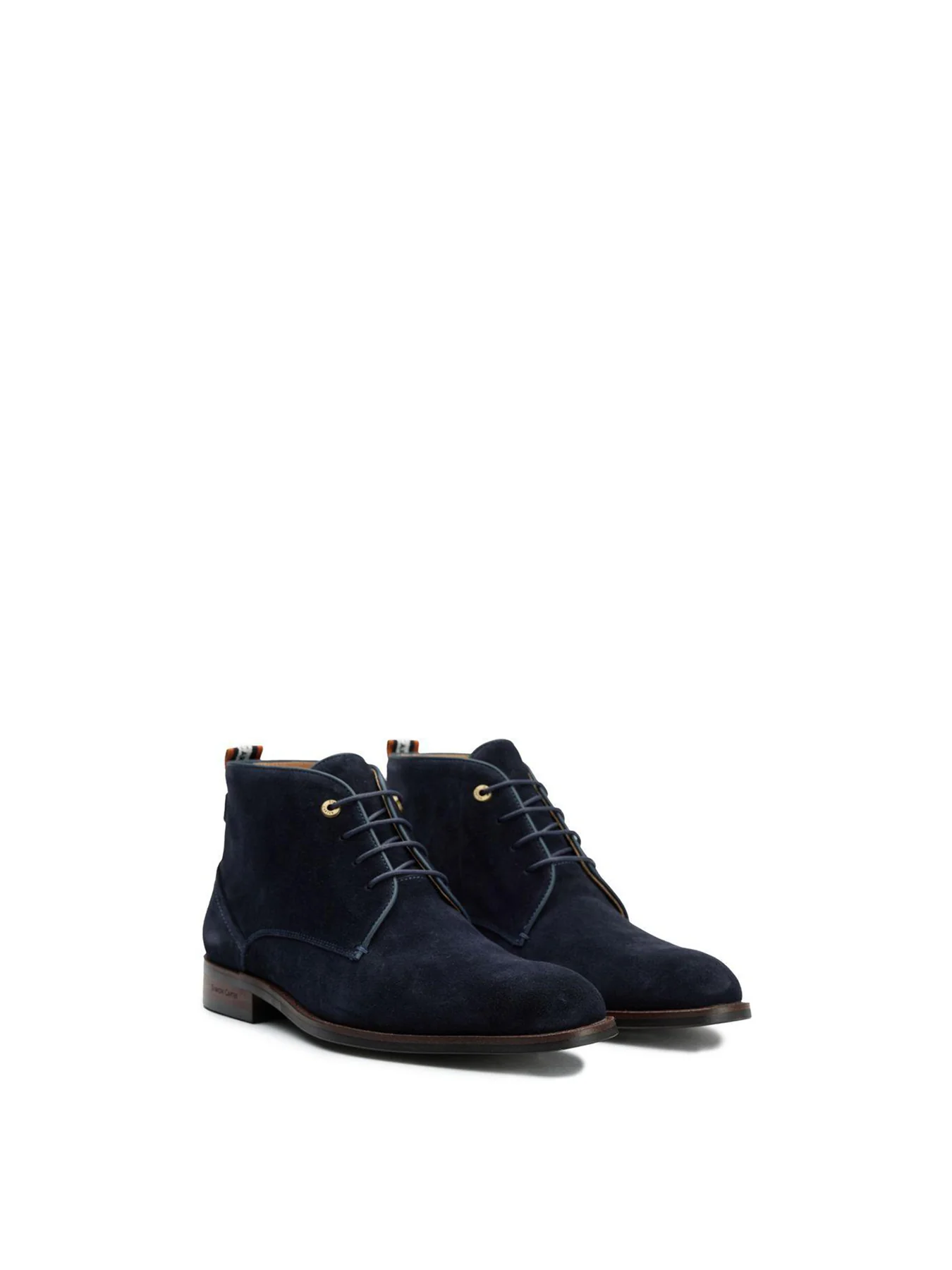 Allos Suede Chukka Boots Blue - Image 3
