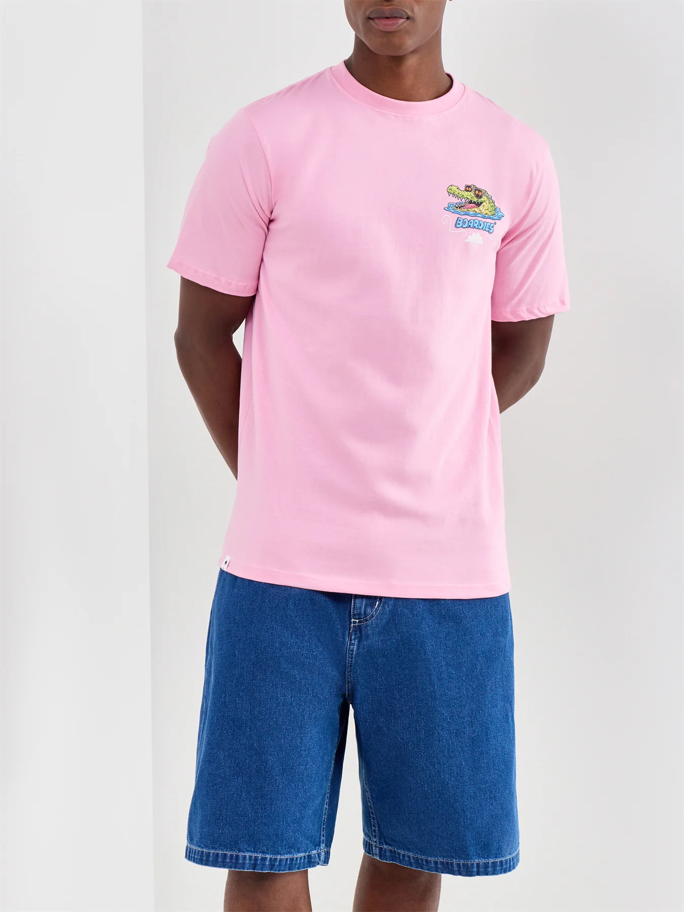 Graphic Cotton T-Shirt Pink - Image 2
