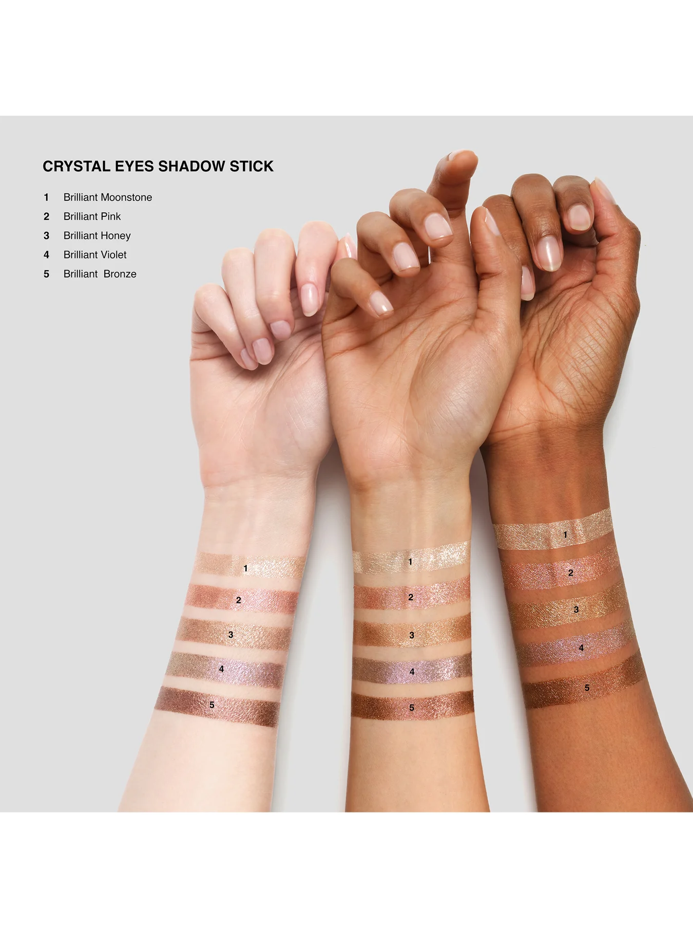 Crystal Eyes Shadow Stick Brilliant Violet - Image 8