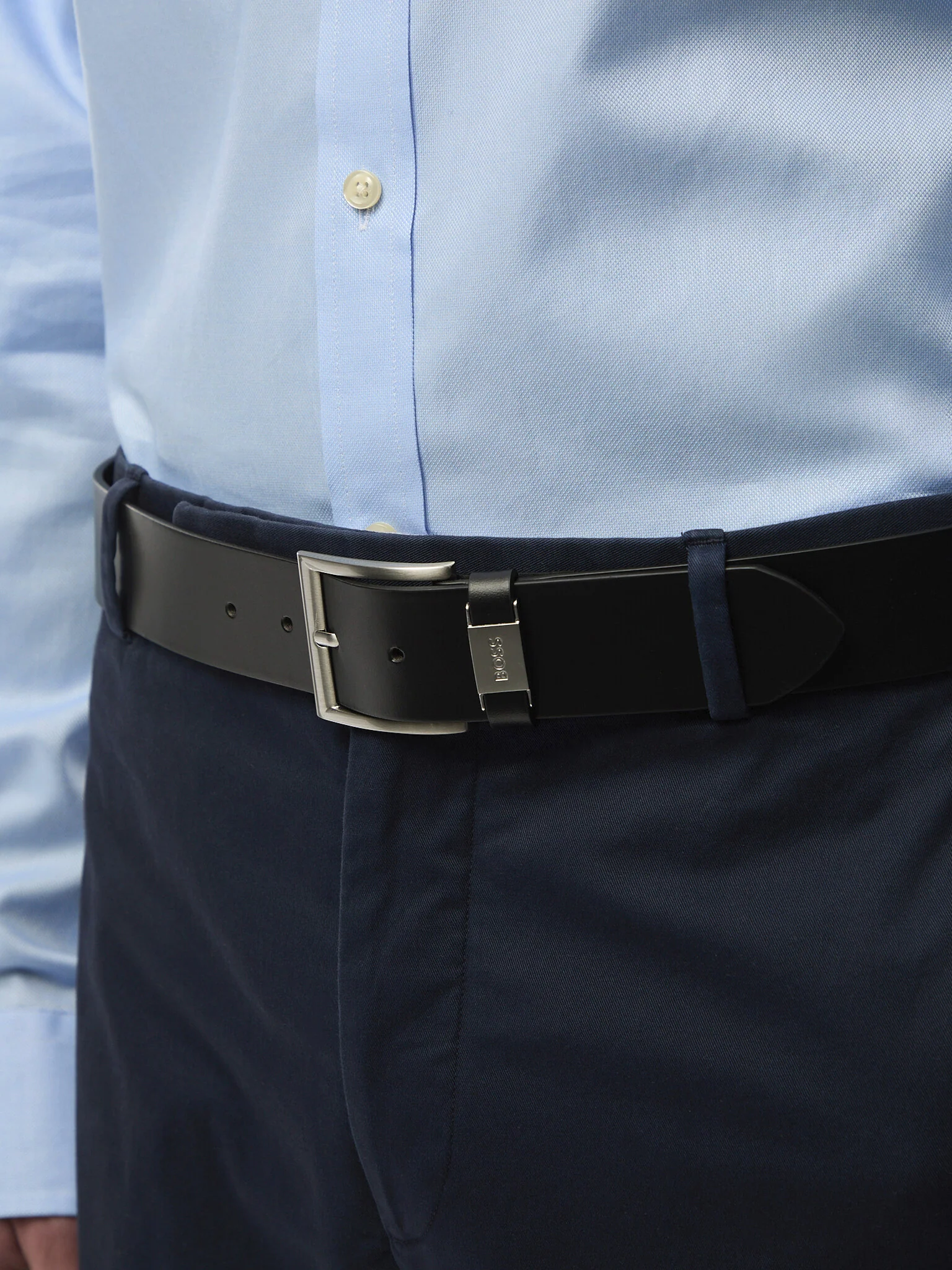 Connio Leather Belt Black - Image 4