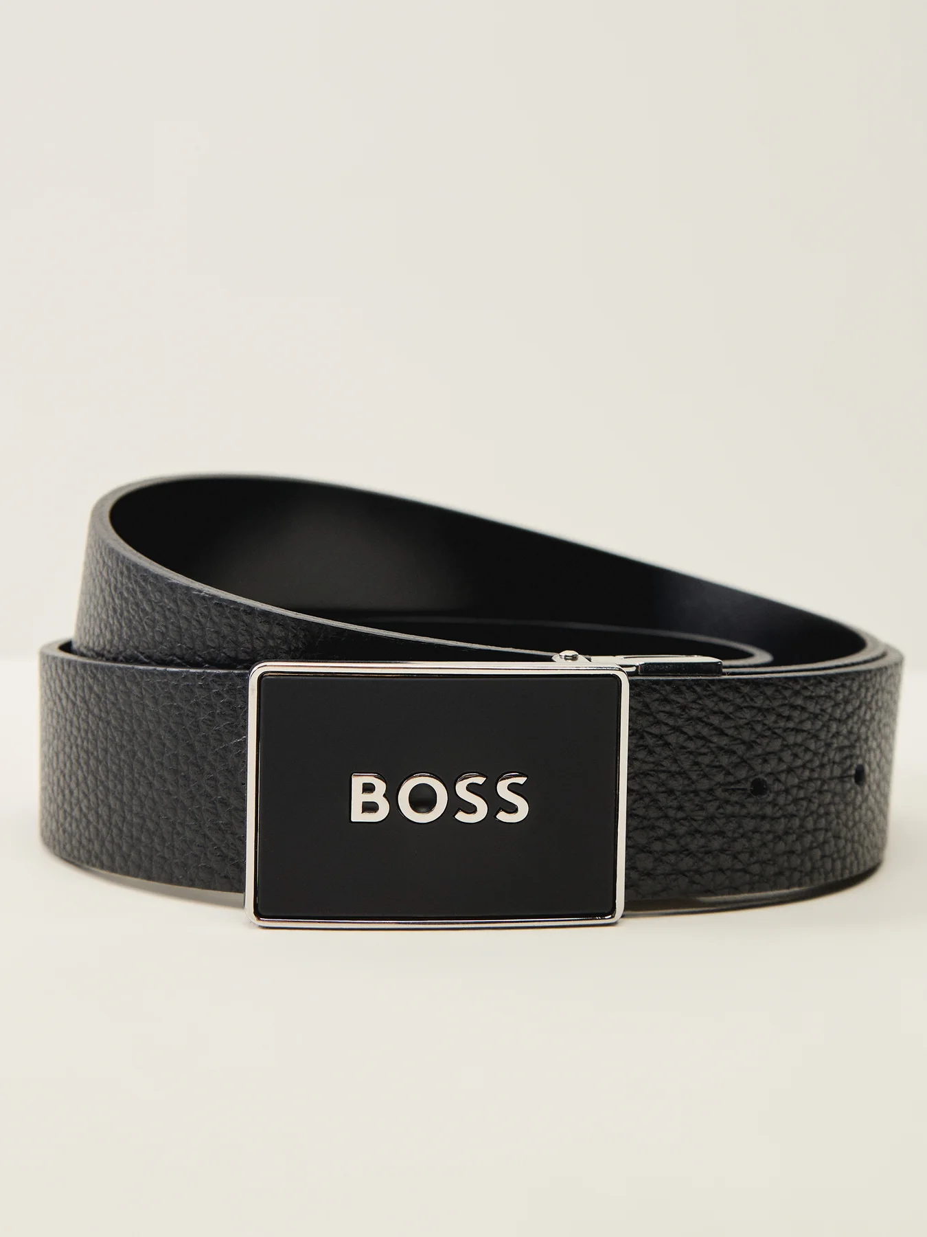 Icon Belt Leather Black - Image 3