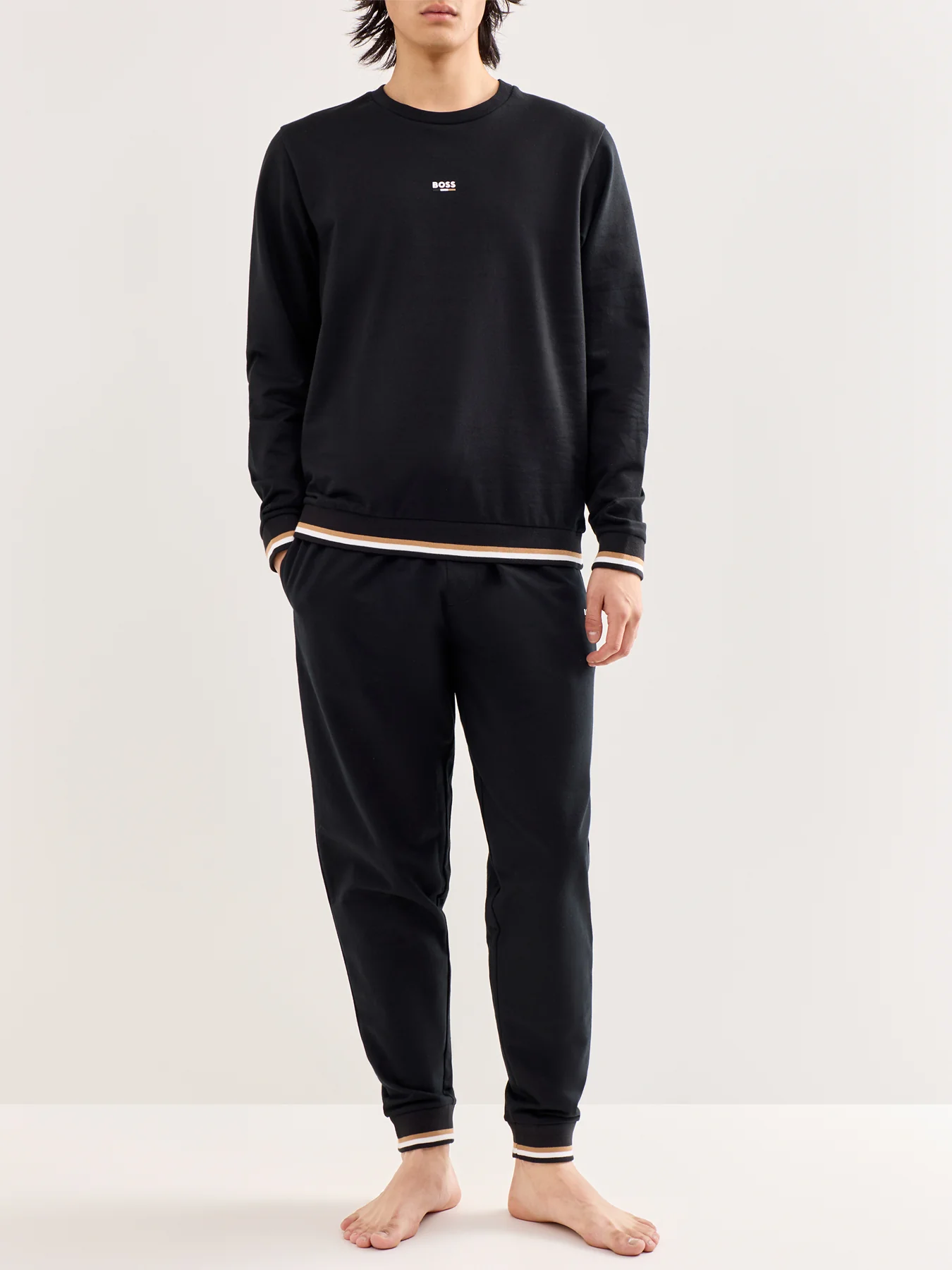 Iconic Cotton Sweatshirt Black - Image 2