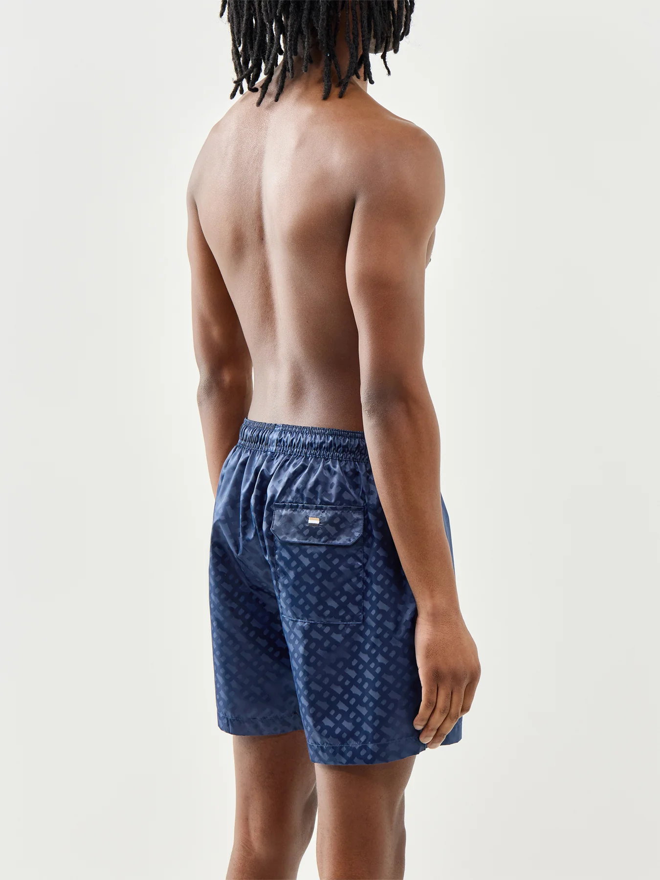 Monogram Swim Shorts Navy - Image 2