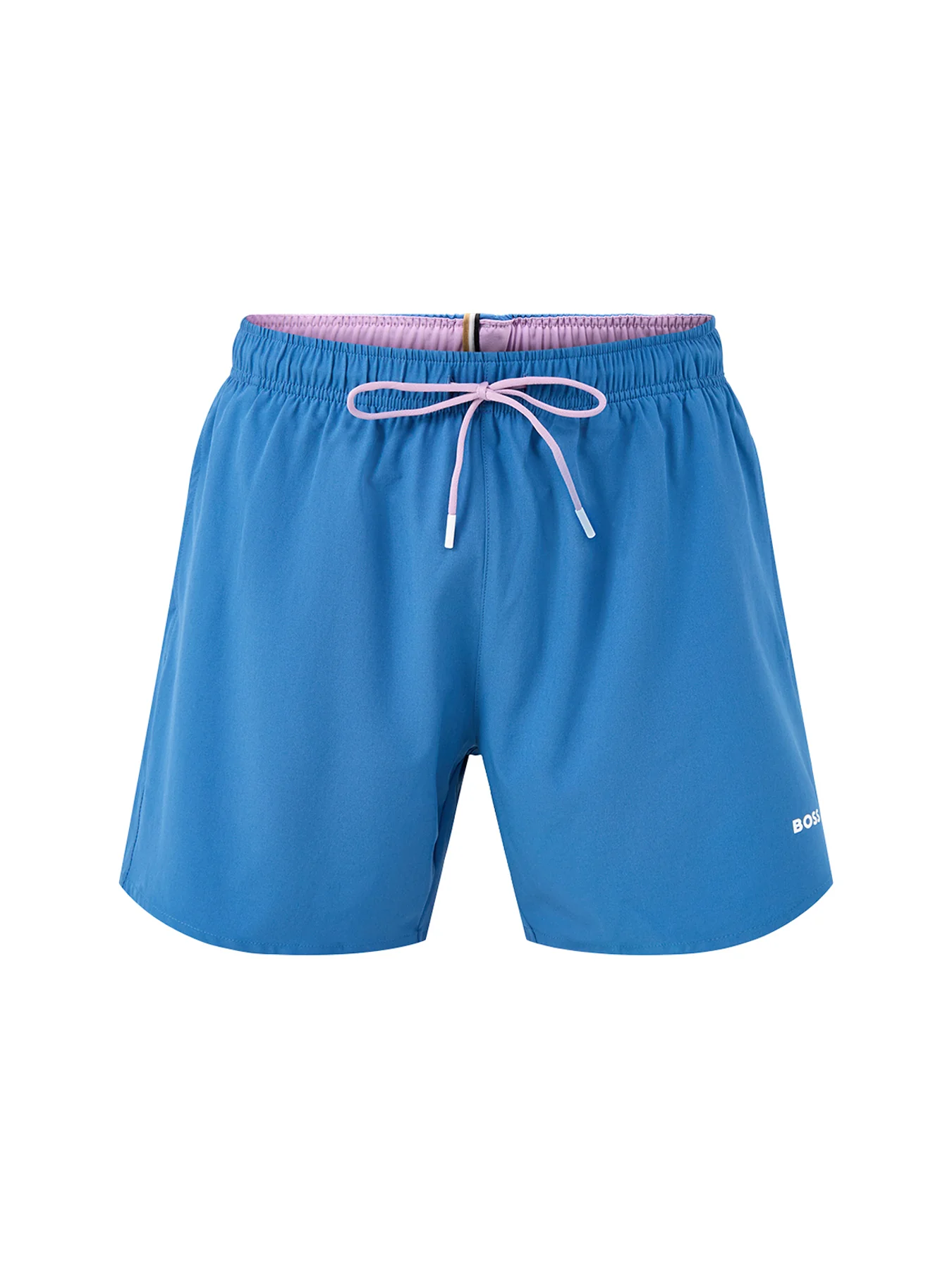 Tio Contrast Waistband Swim Shorts Blue