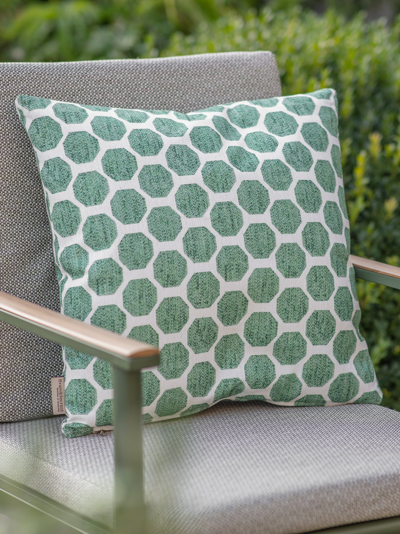 Mosaic Square Scatter Cushion Purple - Image 2