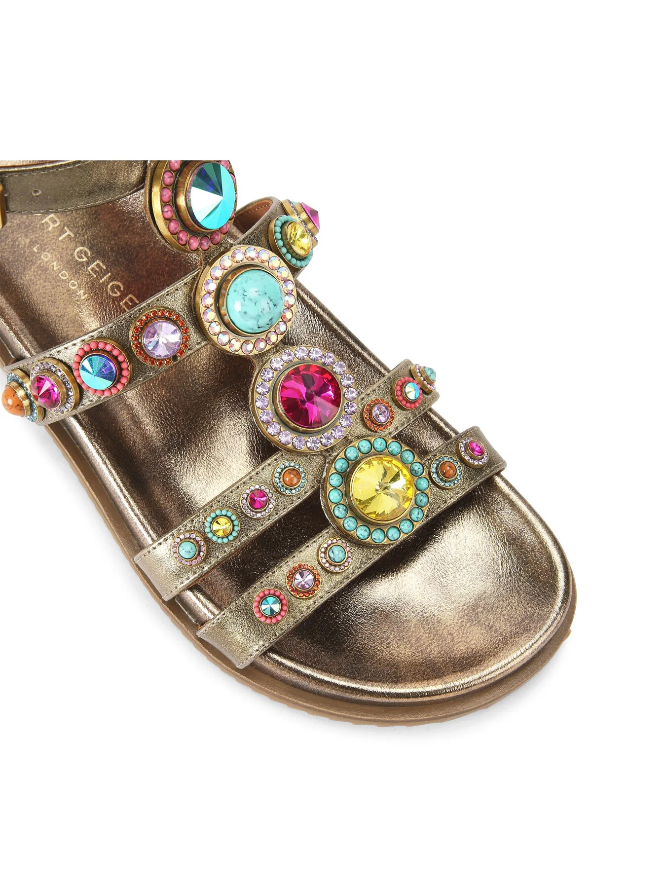 Octavia Gladiator Sandals Bronze - Image 4