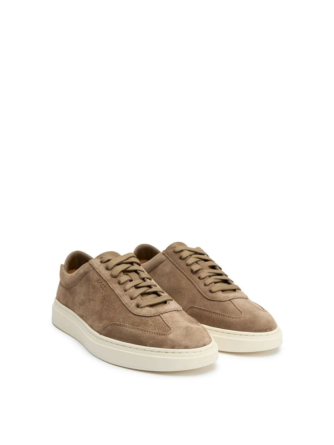 Kieran Tenn Suede Trainers Tan Brown - Image 2