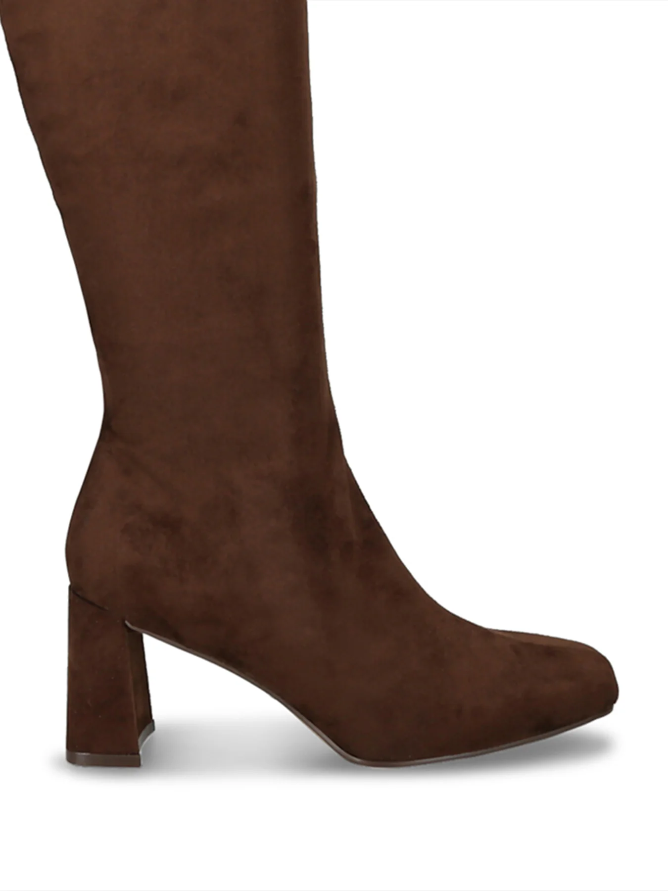 Holly Knee High Heeled Boots Brown - Image 4