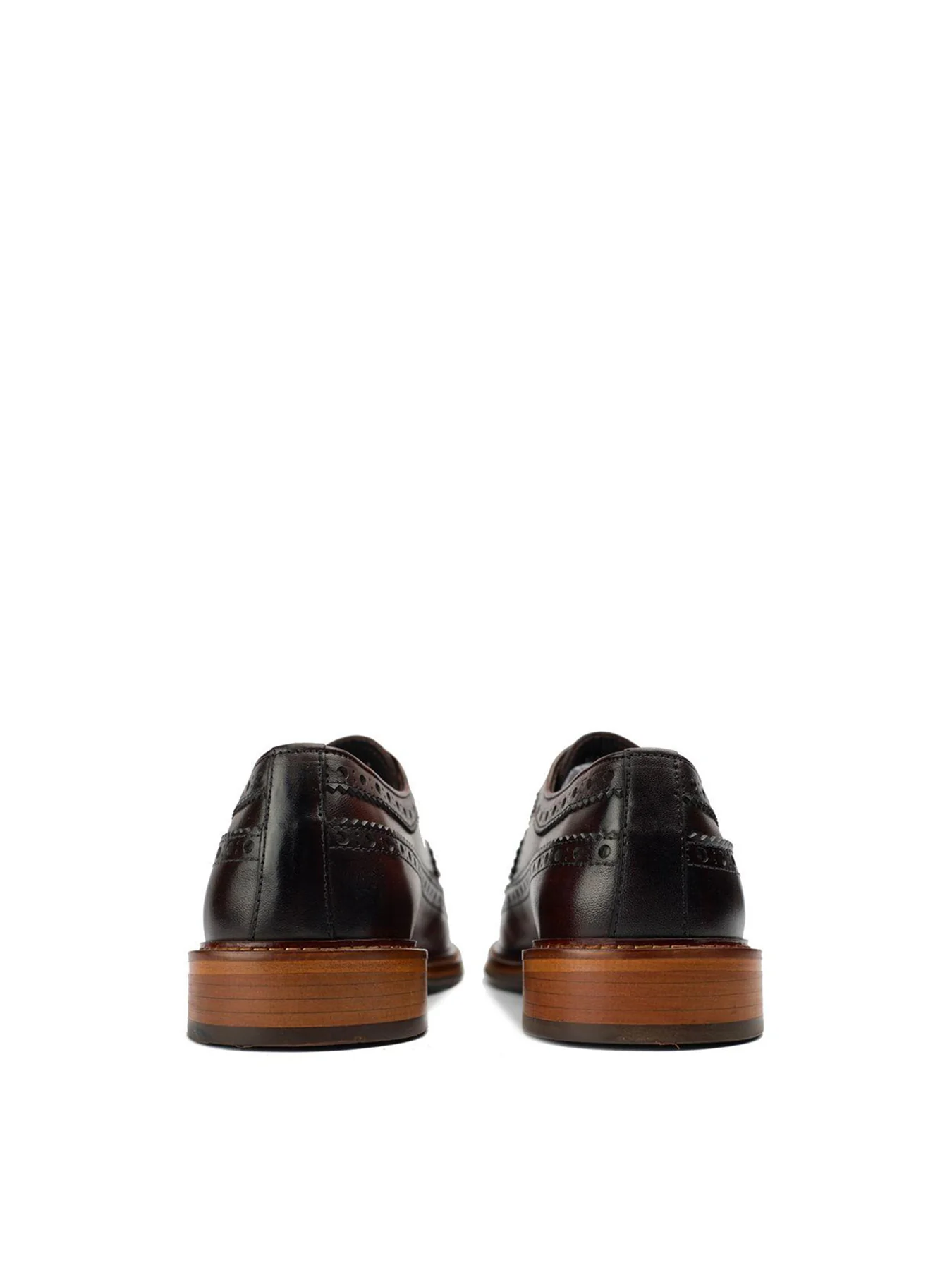 Etham Leather Brogue Shoes Tan - Image 4