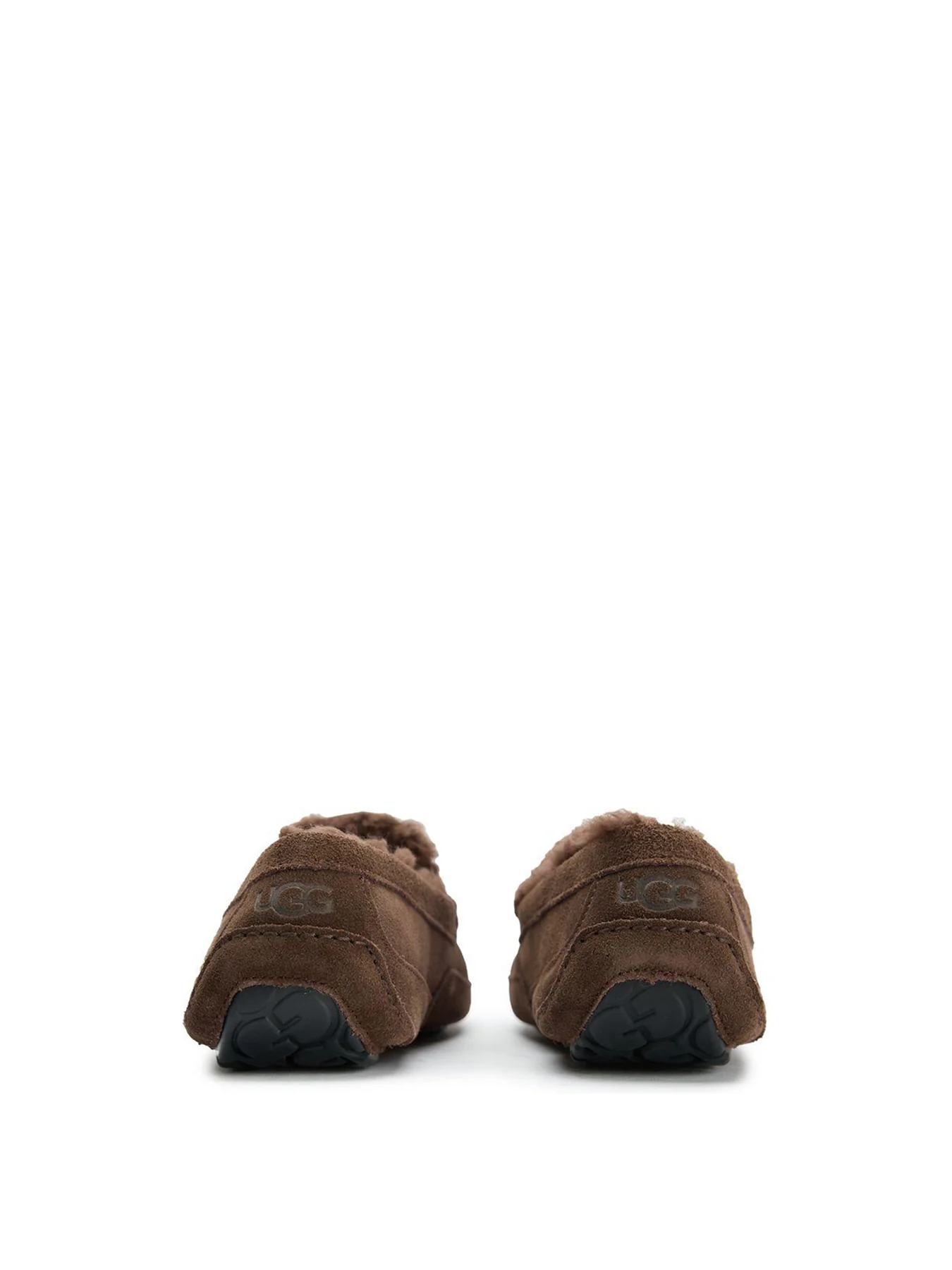 Mens Ascot Suede Slippers Espresso - Image 3