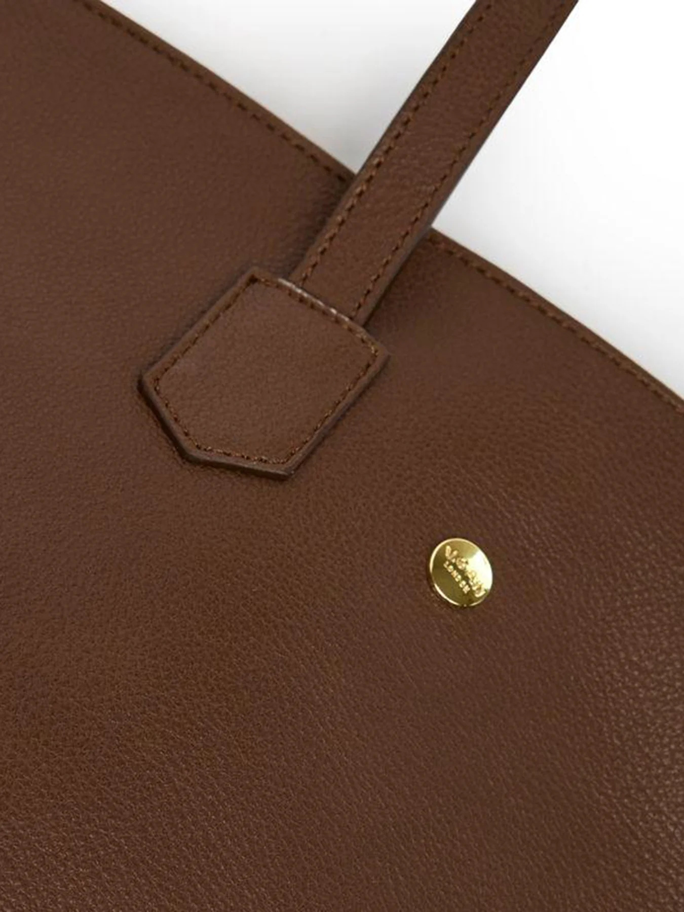Vegan Hazel Tote Bags and Wallets Brown - Image 2