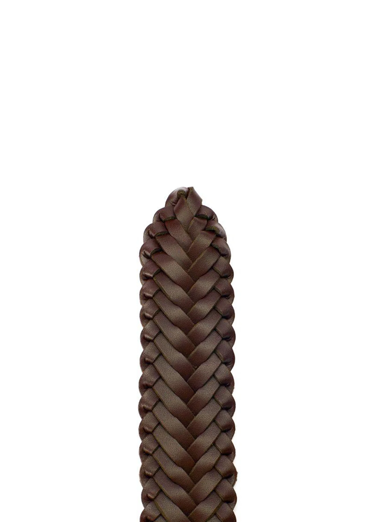 Vegan Weave Belt Brown - Image 3