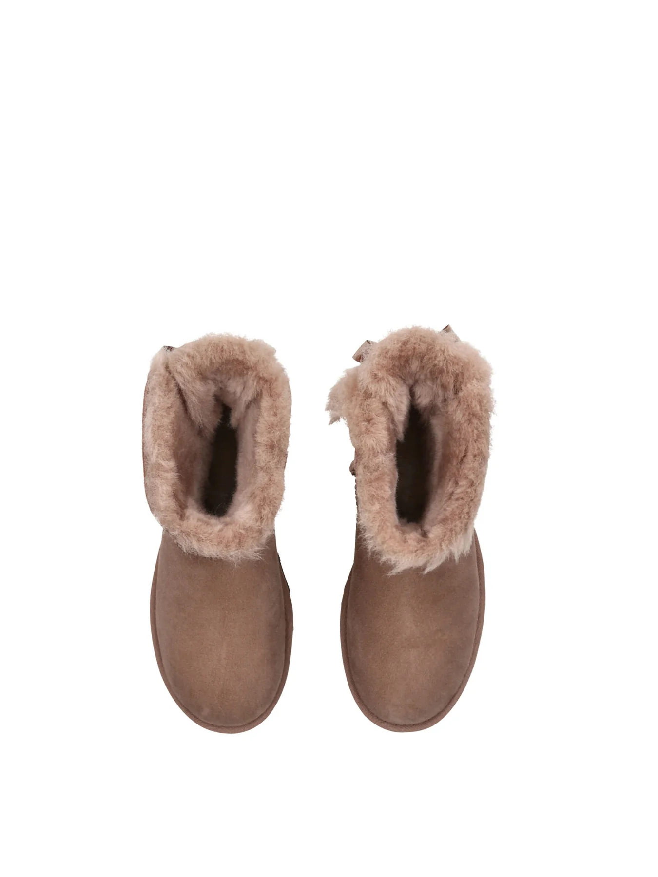 Womens Mini Bailey Bow II Boots Brown - Image 2