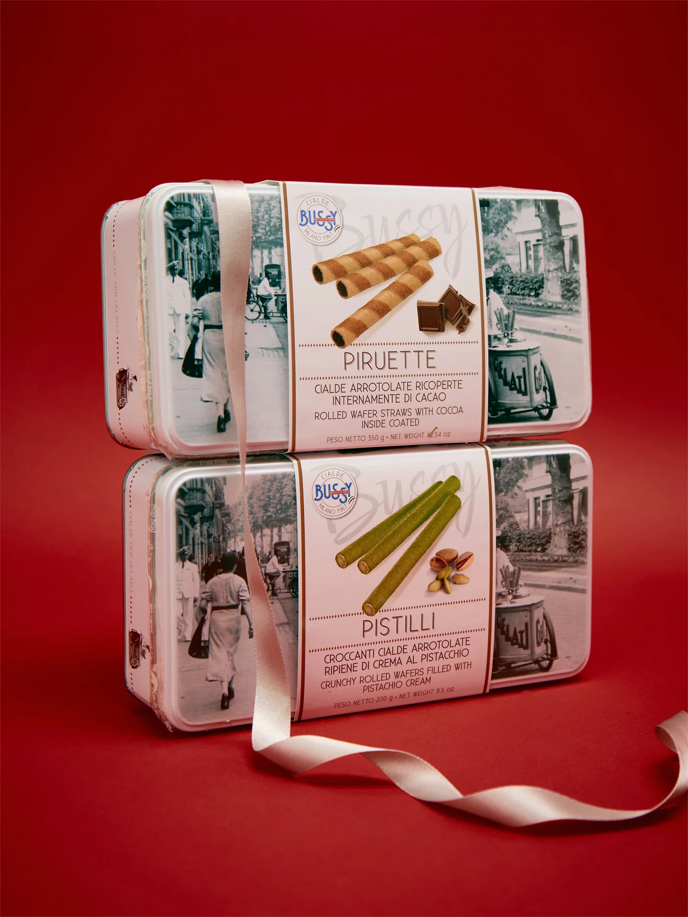 Bussy’s Cialde Pirouette Cocoa Rolled Wafer Straws - Image 2