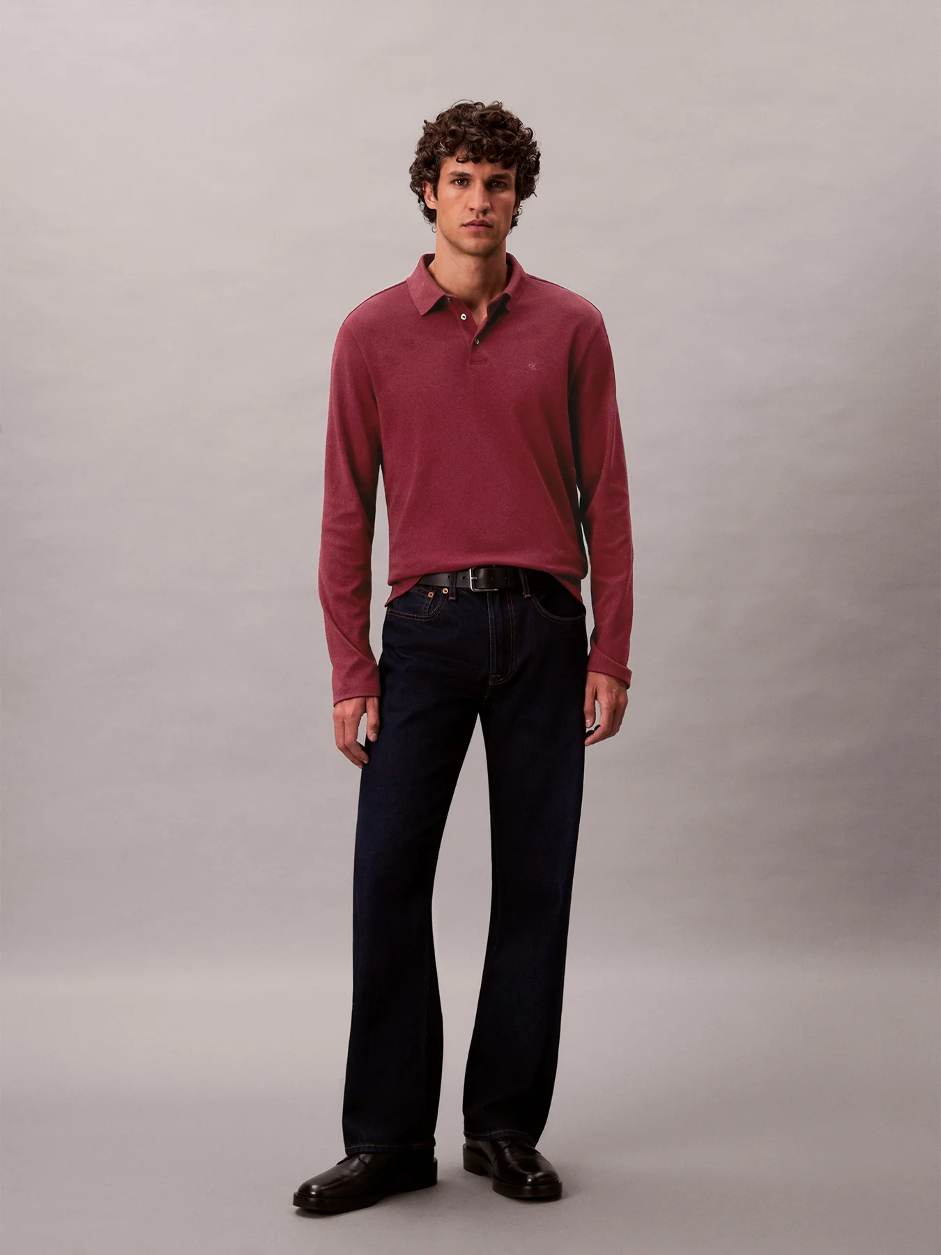 Long Sleeve Polo Shirt - Image 7