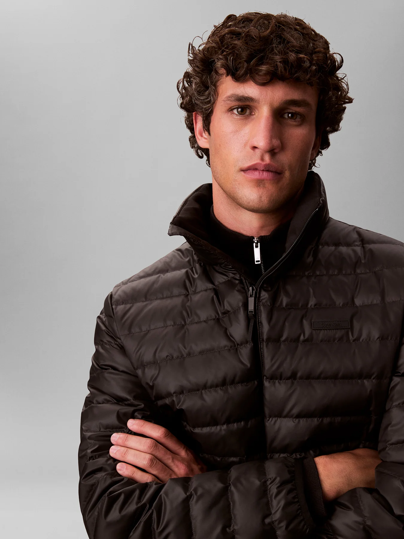 Nylon Channel Jacket Black - Image 3