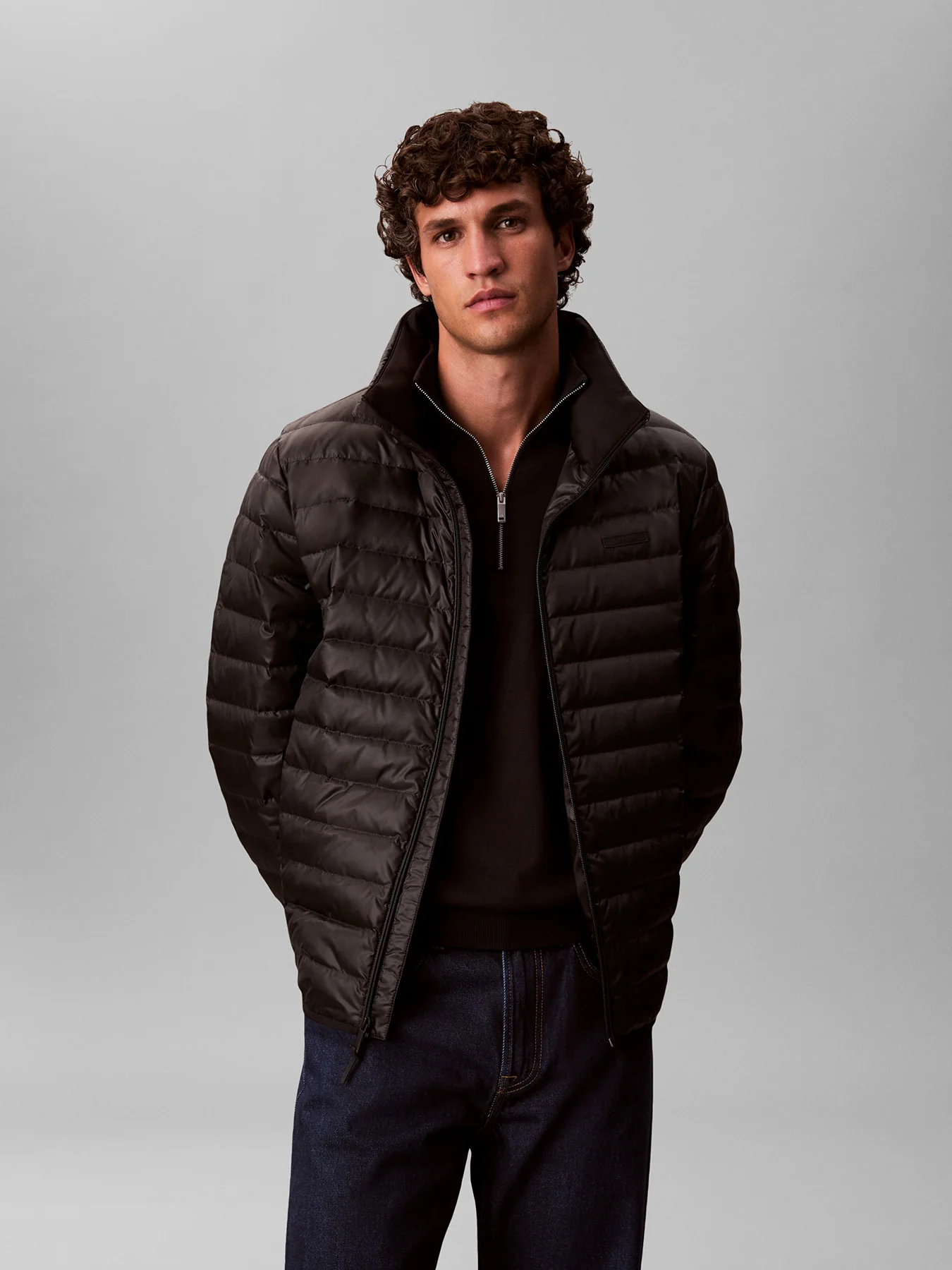 Nylon Channel Jacket Black - Image 4