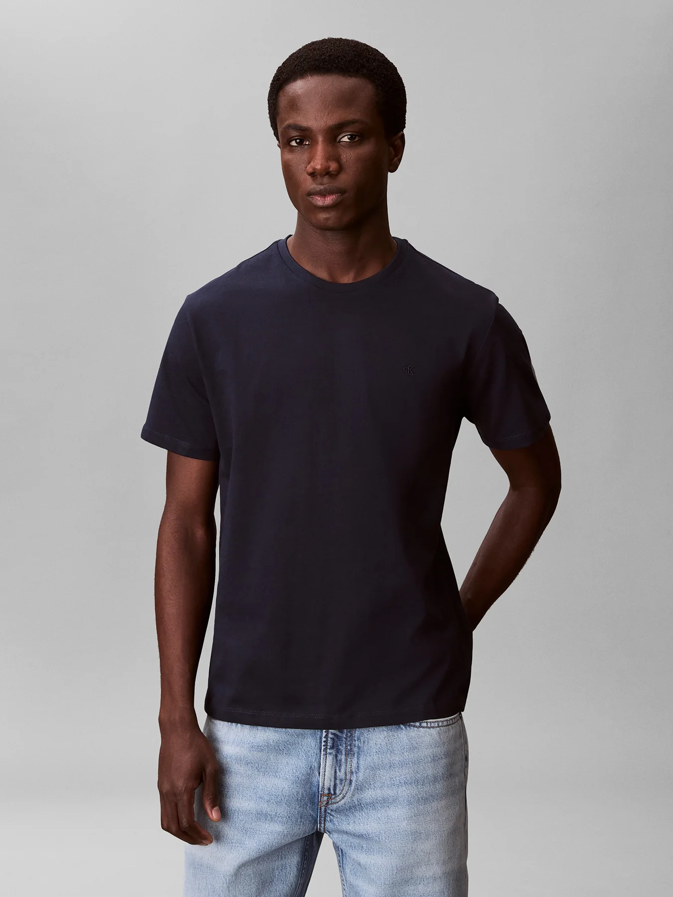 Monogram T-Shirt Blue - Image 3