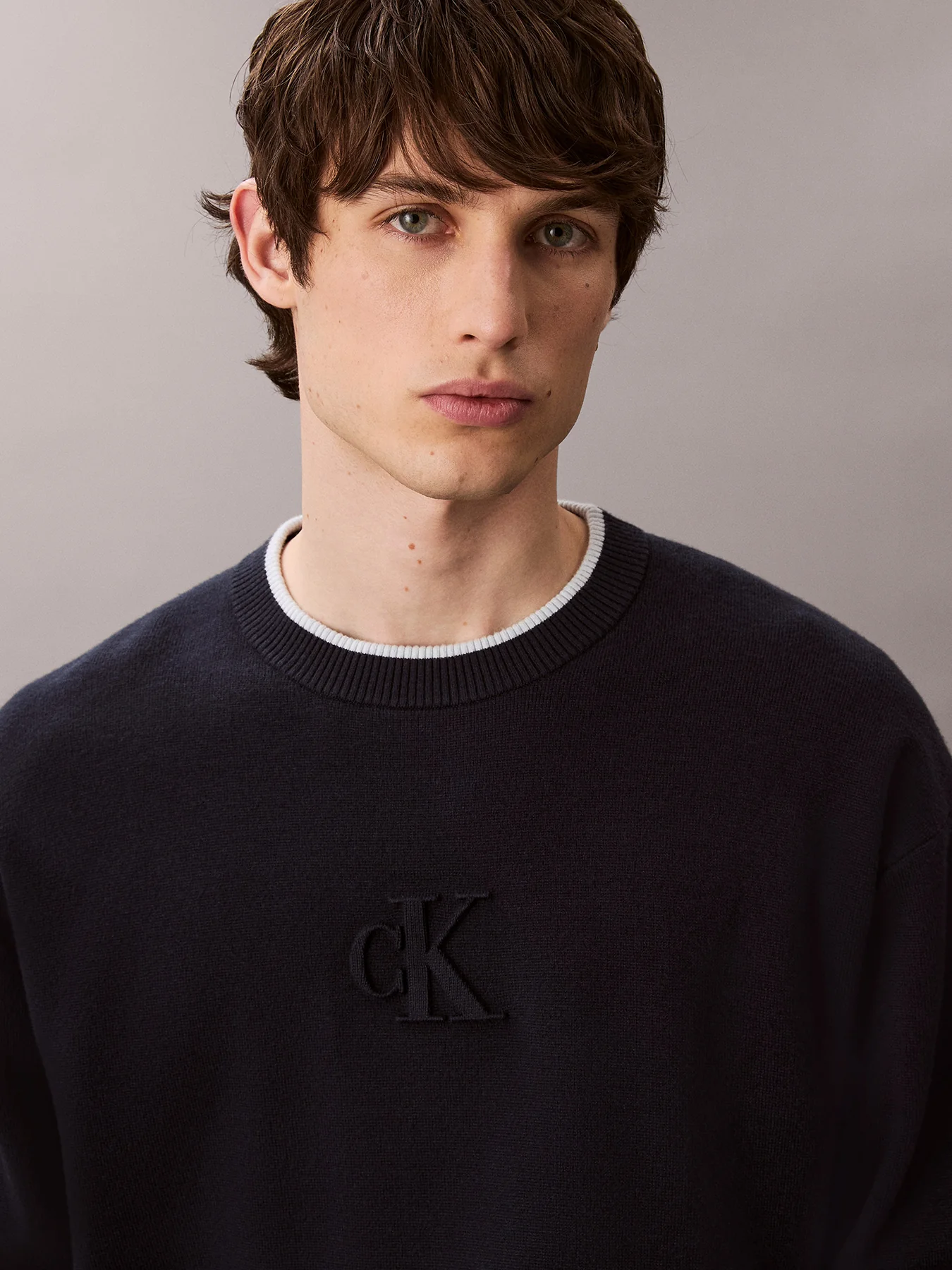 Embossed Monogram Relaxed Sweater - Image 5