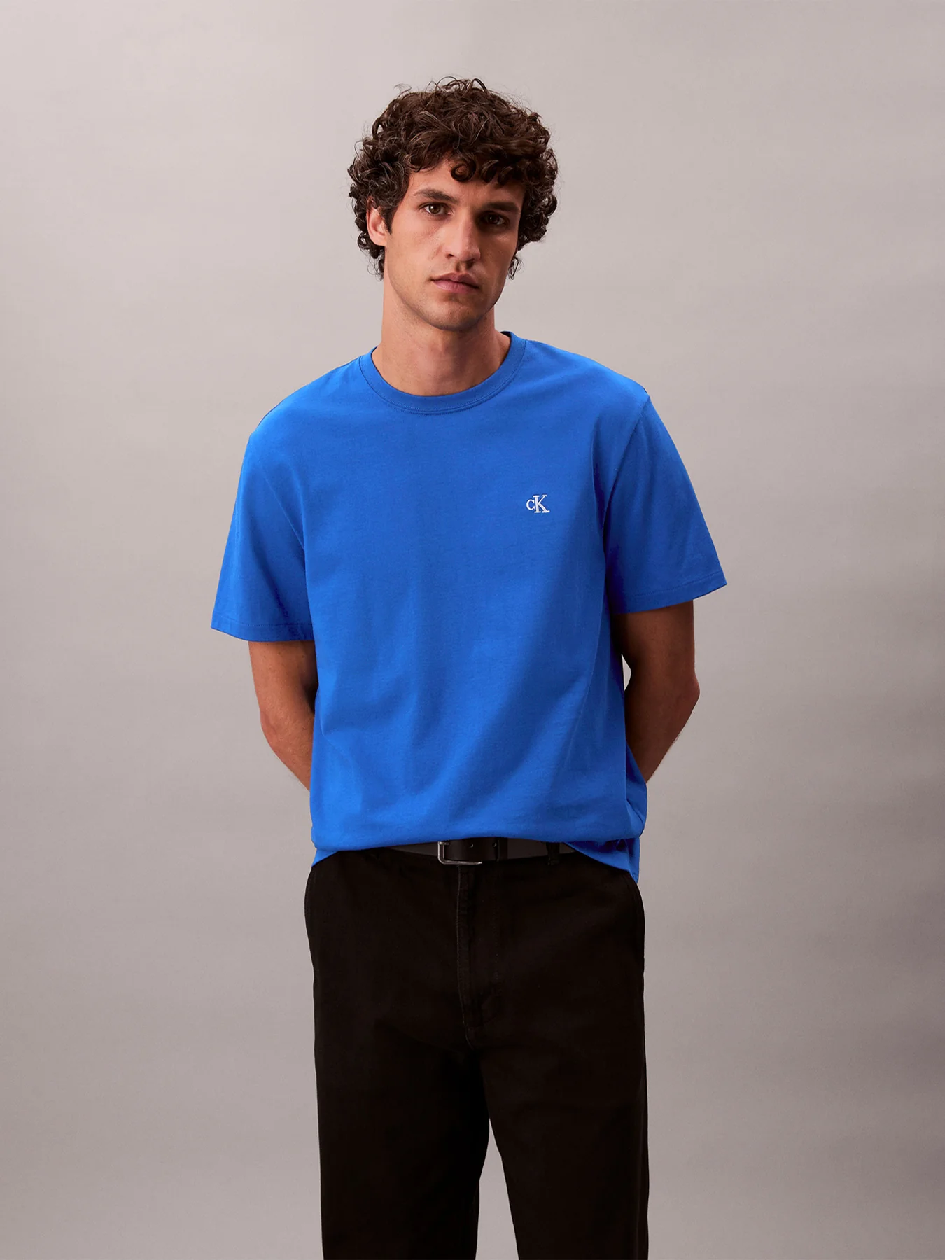 Embroidered Monogram Logo Relaxed T-Shirt - Image 13