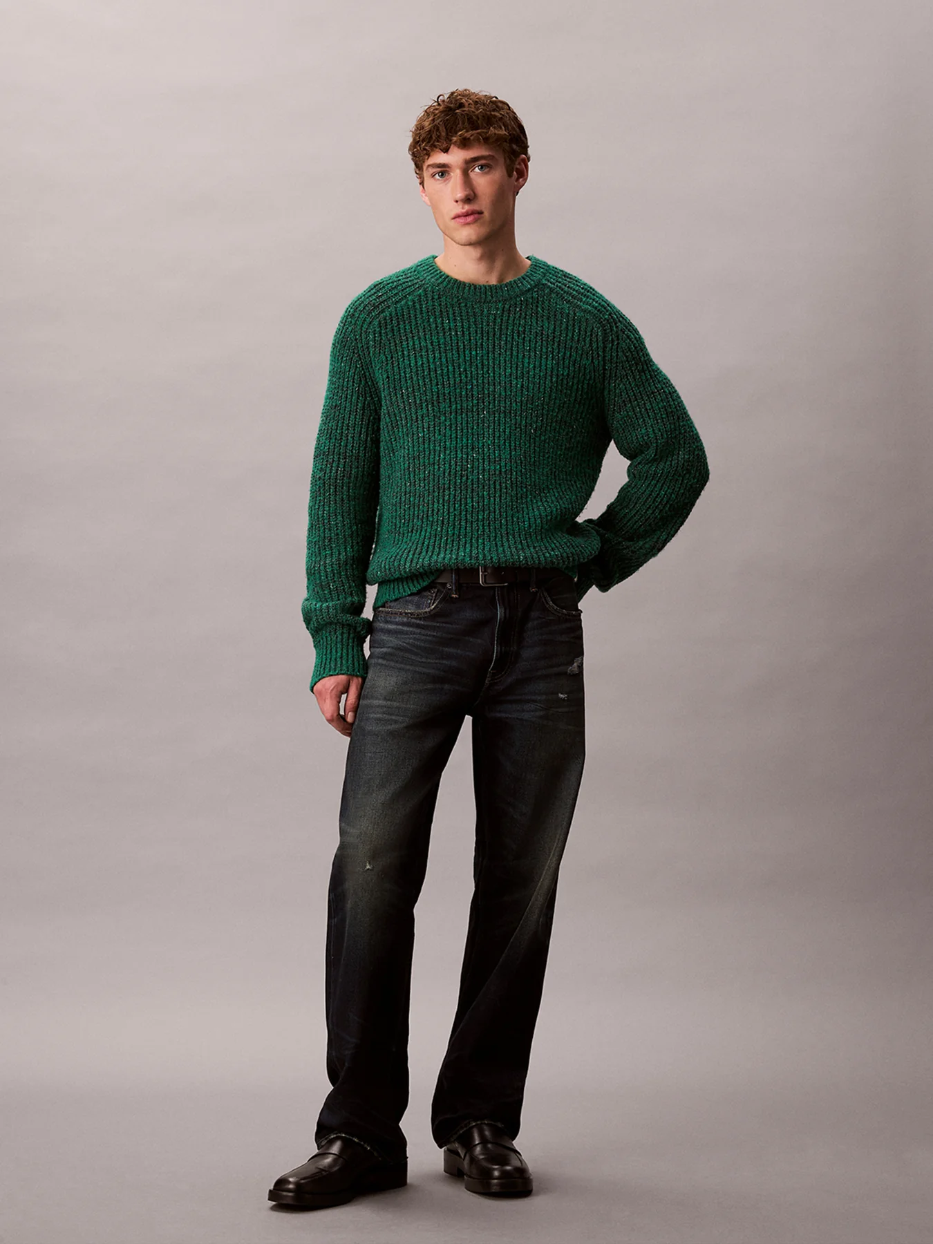 Raglan Sweater Green - Image 2
