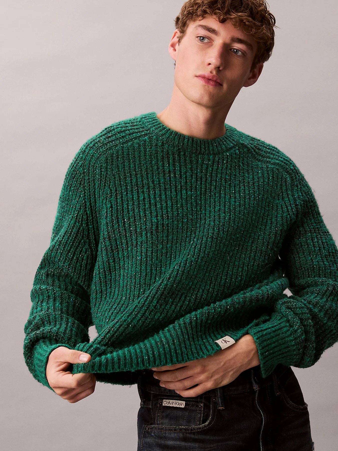 Raglan Sweater Green - Image 3