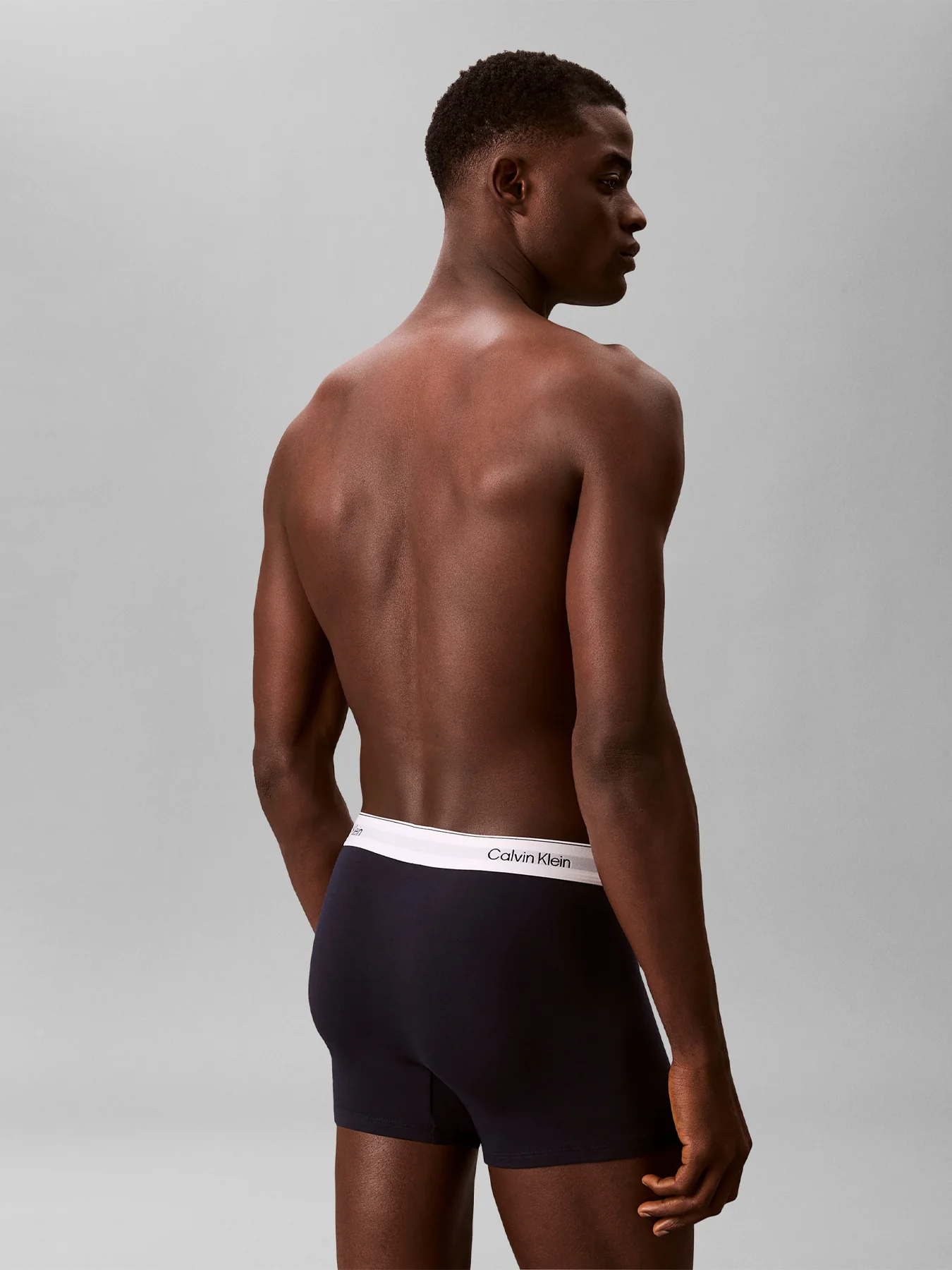 Icon Cotton Relaxed Fit Trunks 5 Pack Black - Image 3
