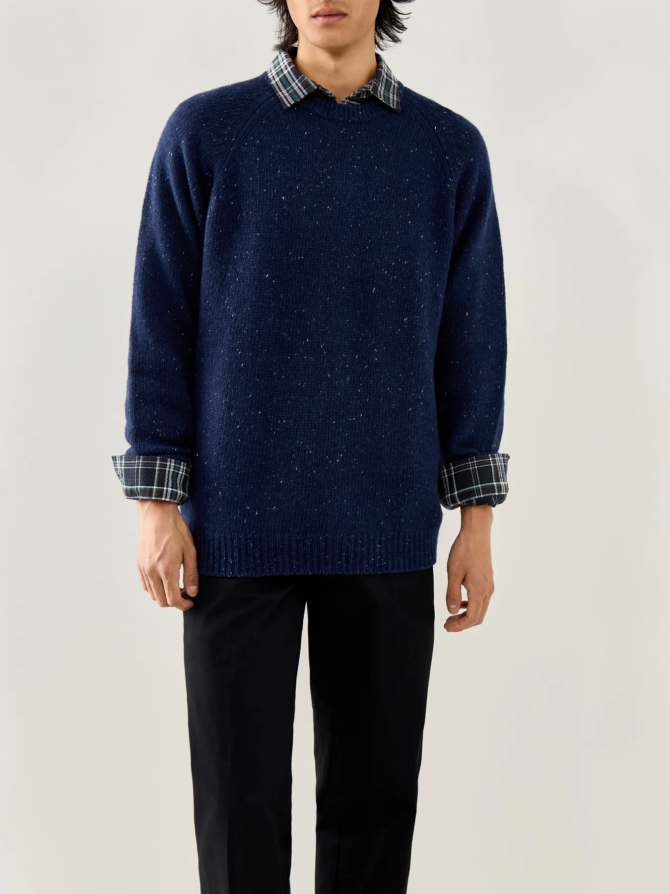 Anglistic Wool Sweater Grey - Image 4