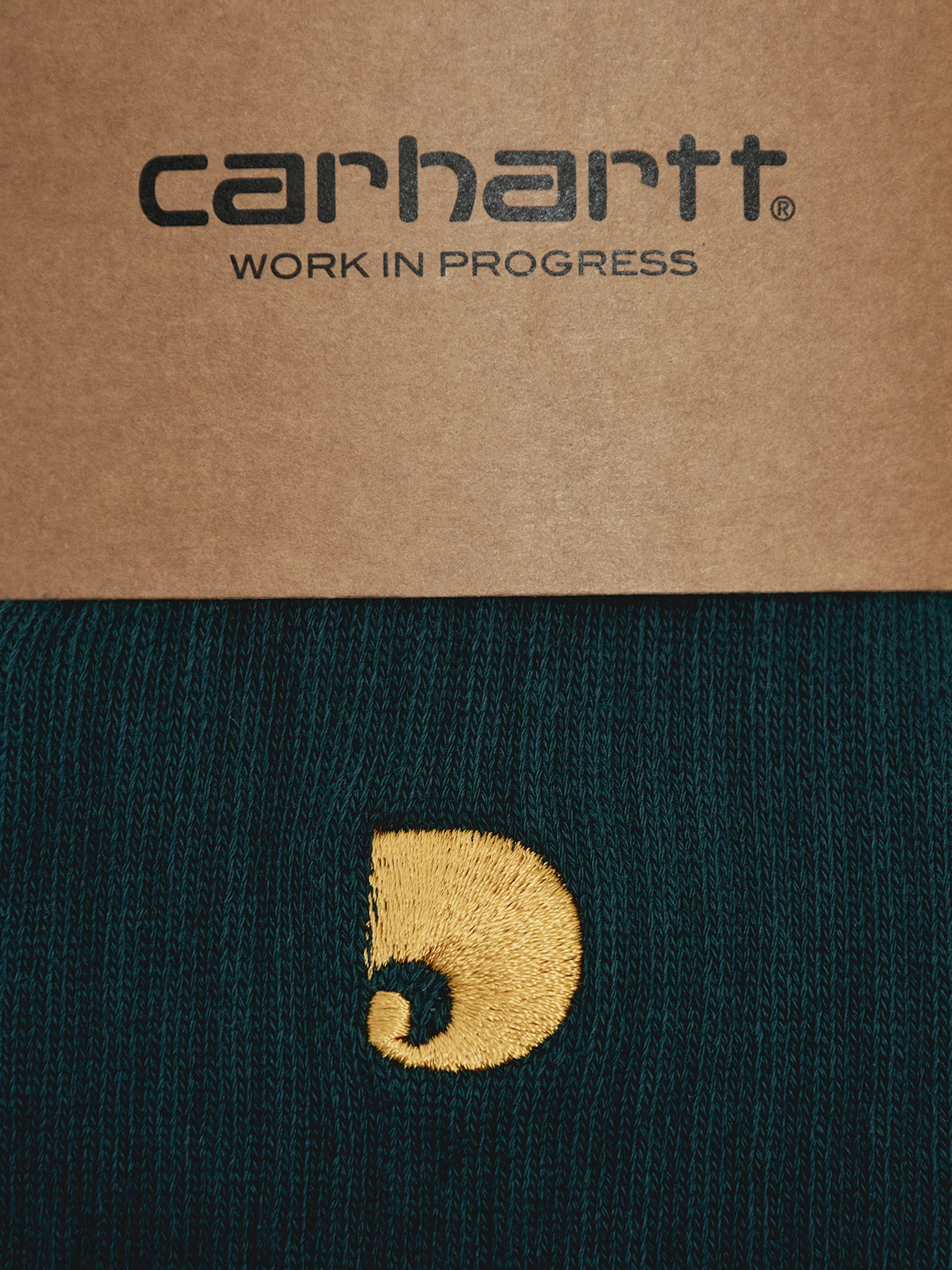 Chase Socks Deep Lagoon with Gold Logo - Image 2