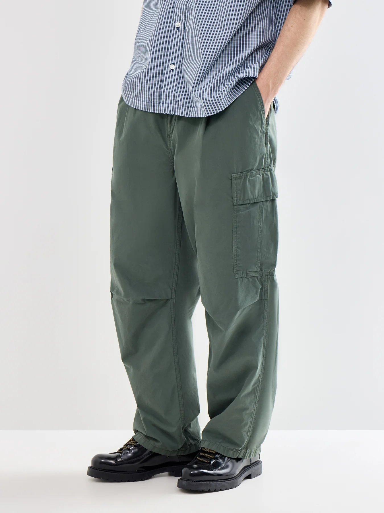 Cole Cargo Trousers Green - Image 4