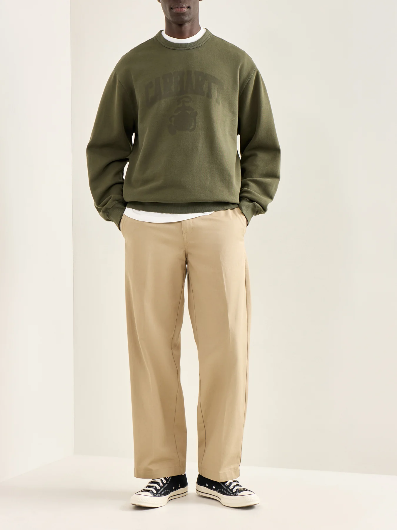 Faded Pond Corps Sweat Green - Image 2