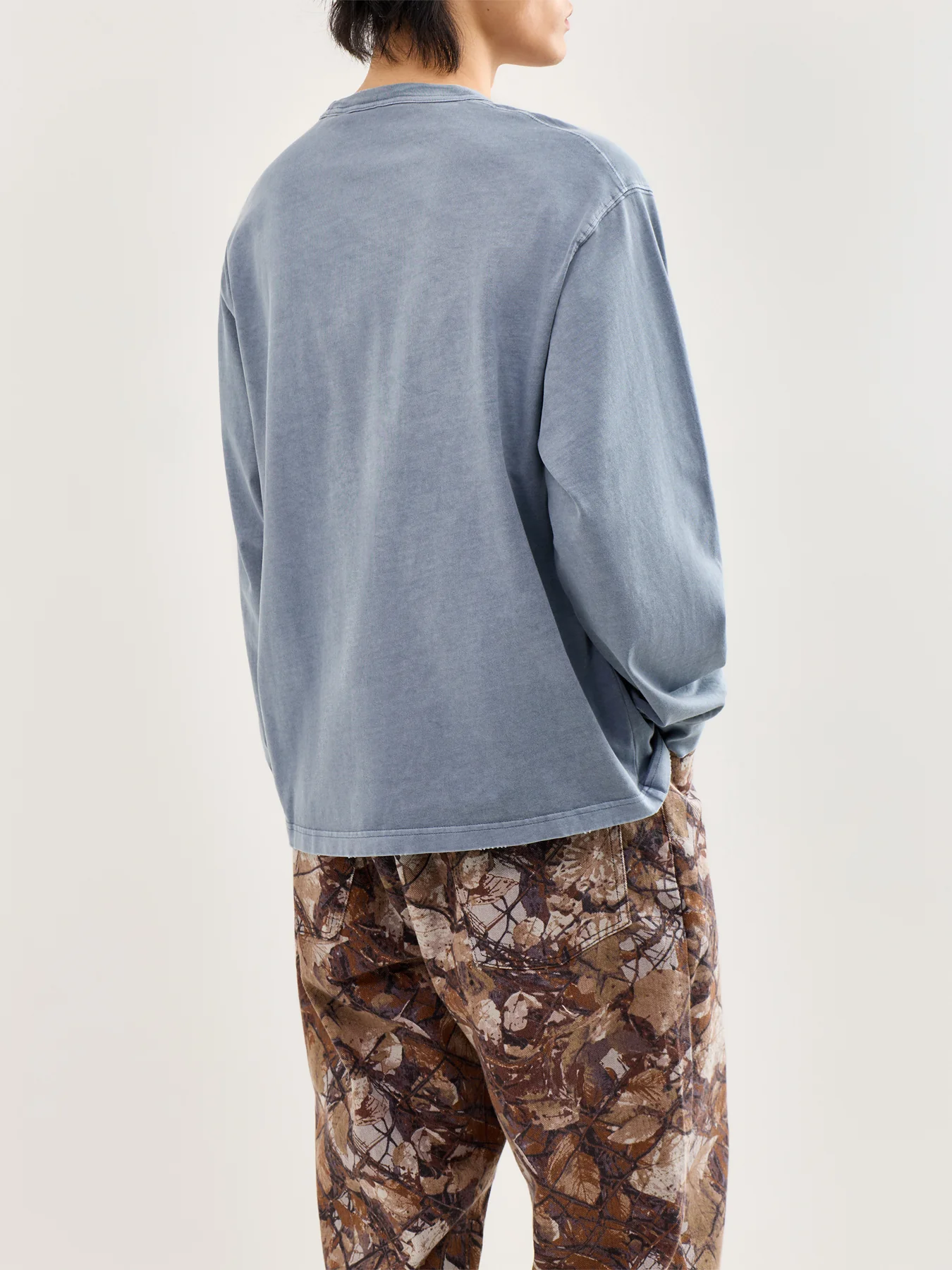 Torion Long Sleeve Pocket T-Shirt Blue - Image 5