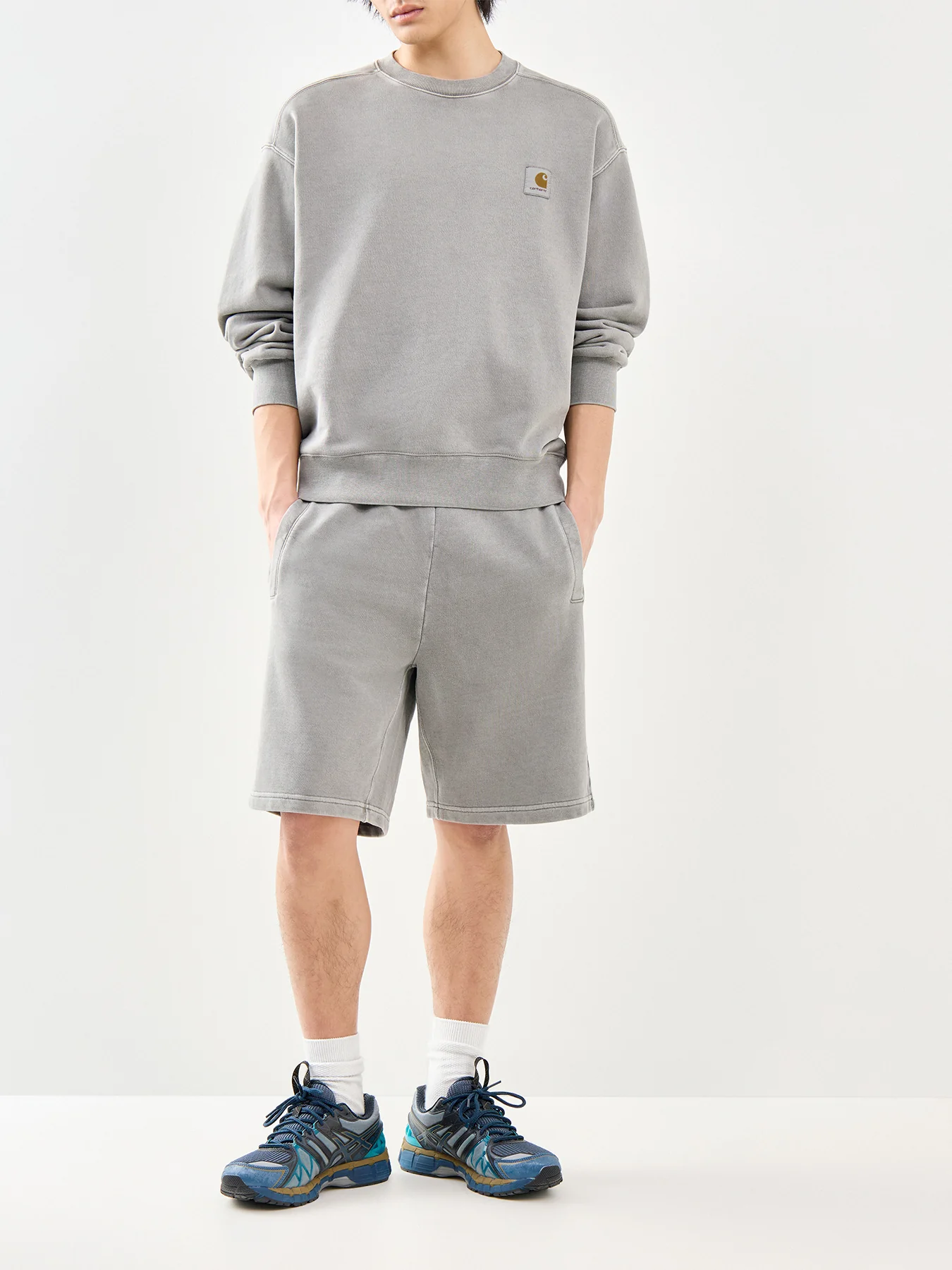 Nelson Sweat Shorts Grey - Image 2